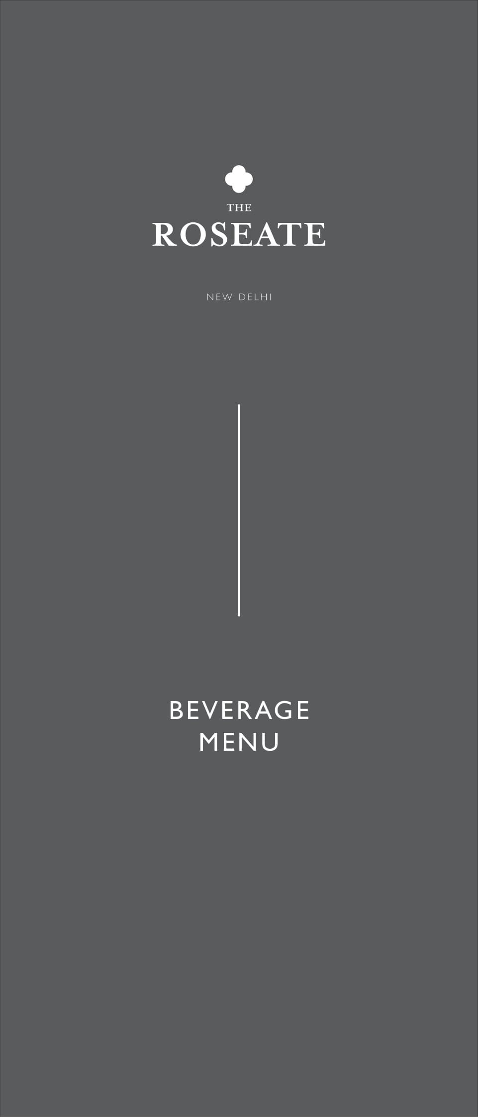 Dining Experience for Two at Kiyan, New Delhi — Beverages menu