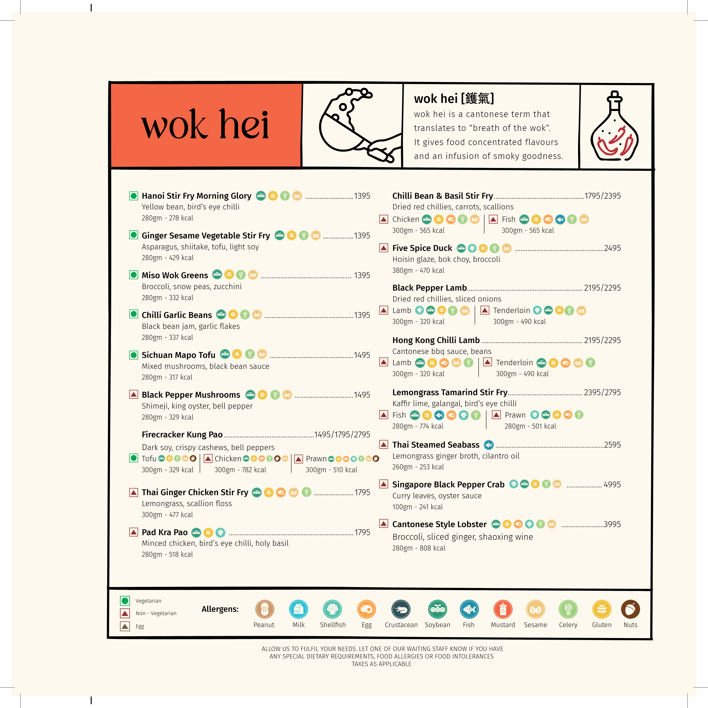 Dining Experience for Two at XO & Mi @ Le Belvedere, New Delhi — Food menu