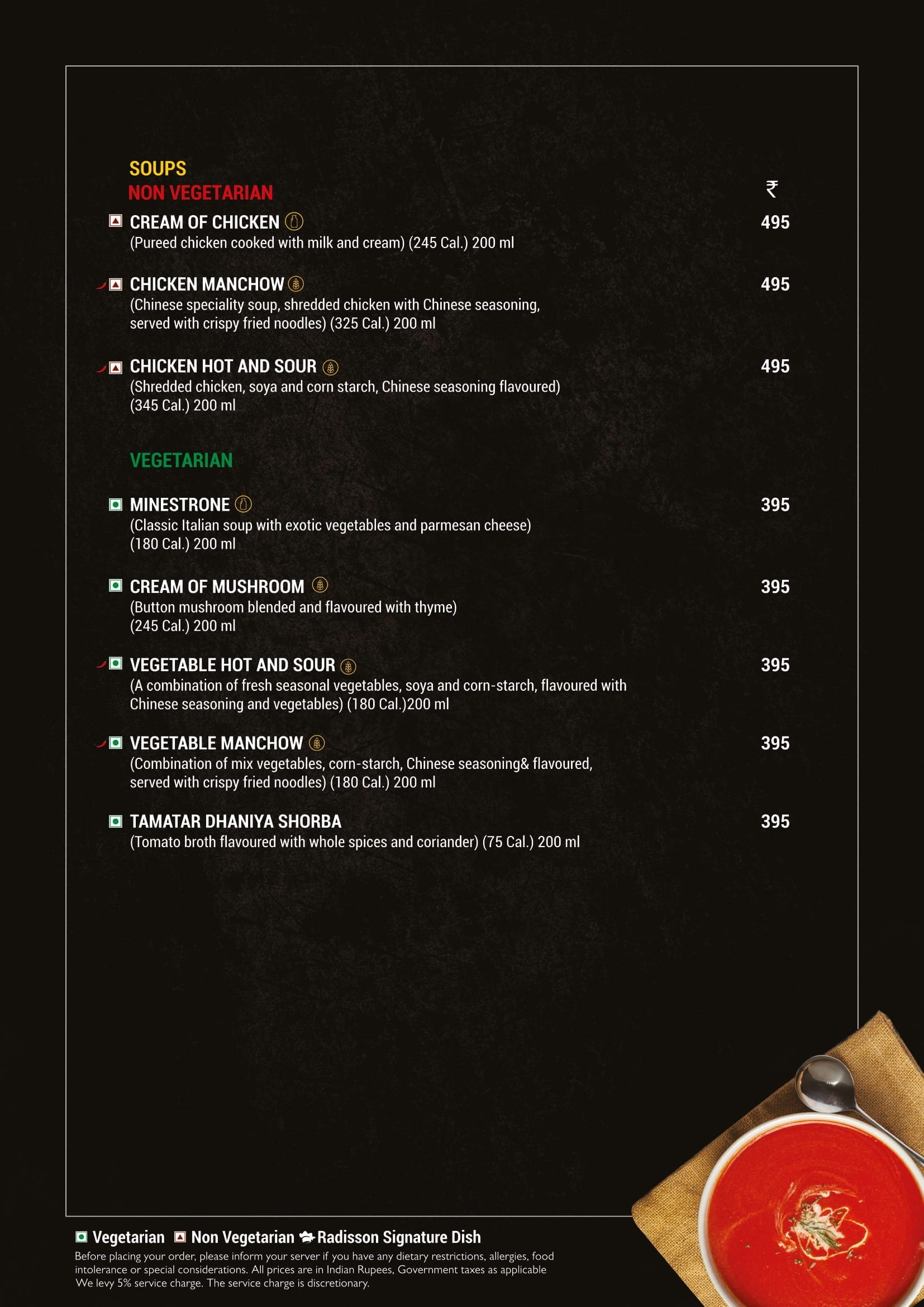 Dining Experience for Two at Fifty9, New Delhi — Food menu