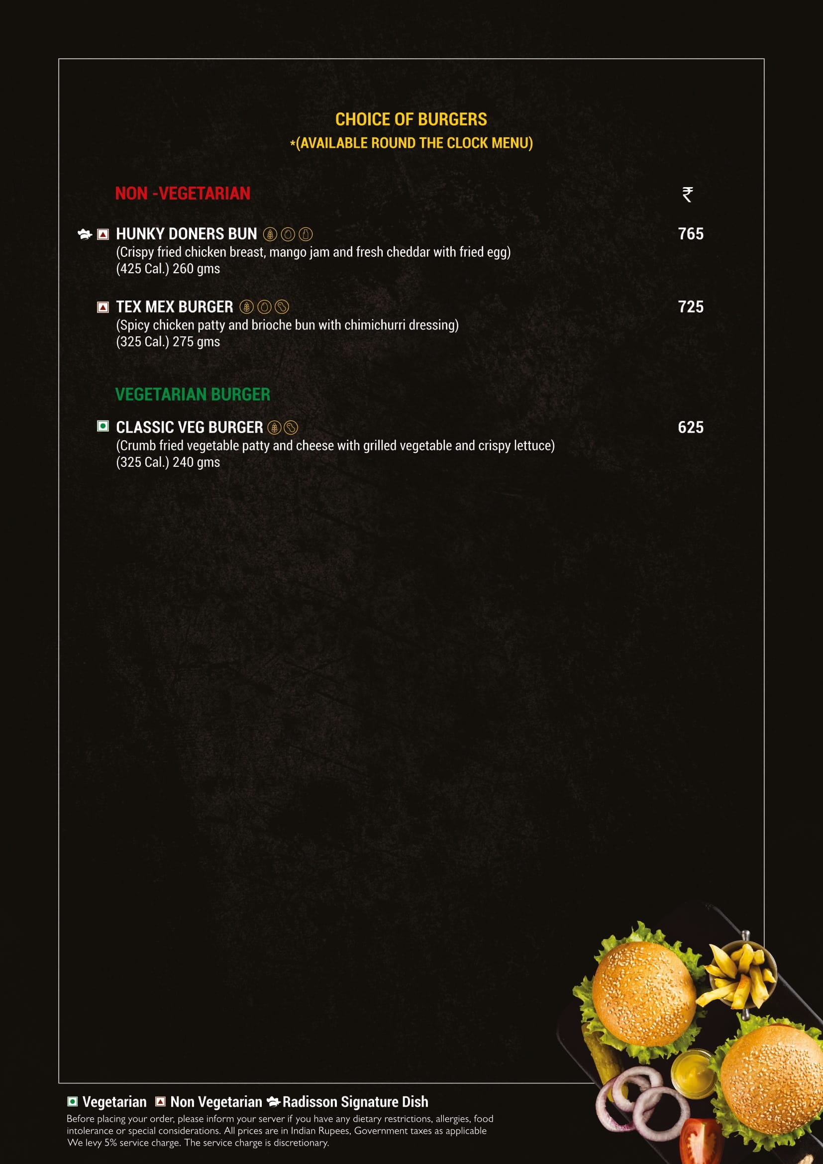 Dining Experience for Two at Fifty9, New Delhi — Food menu