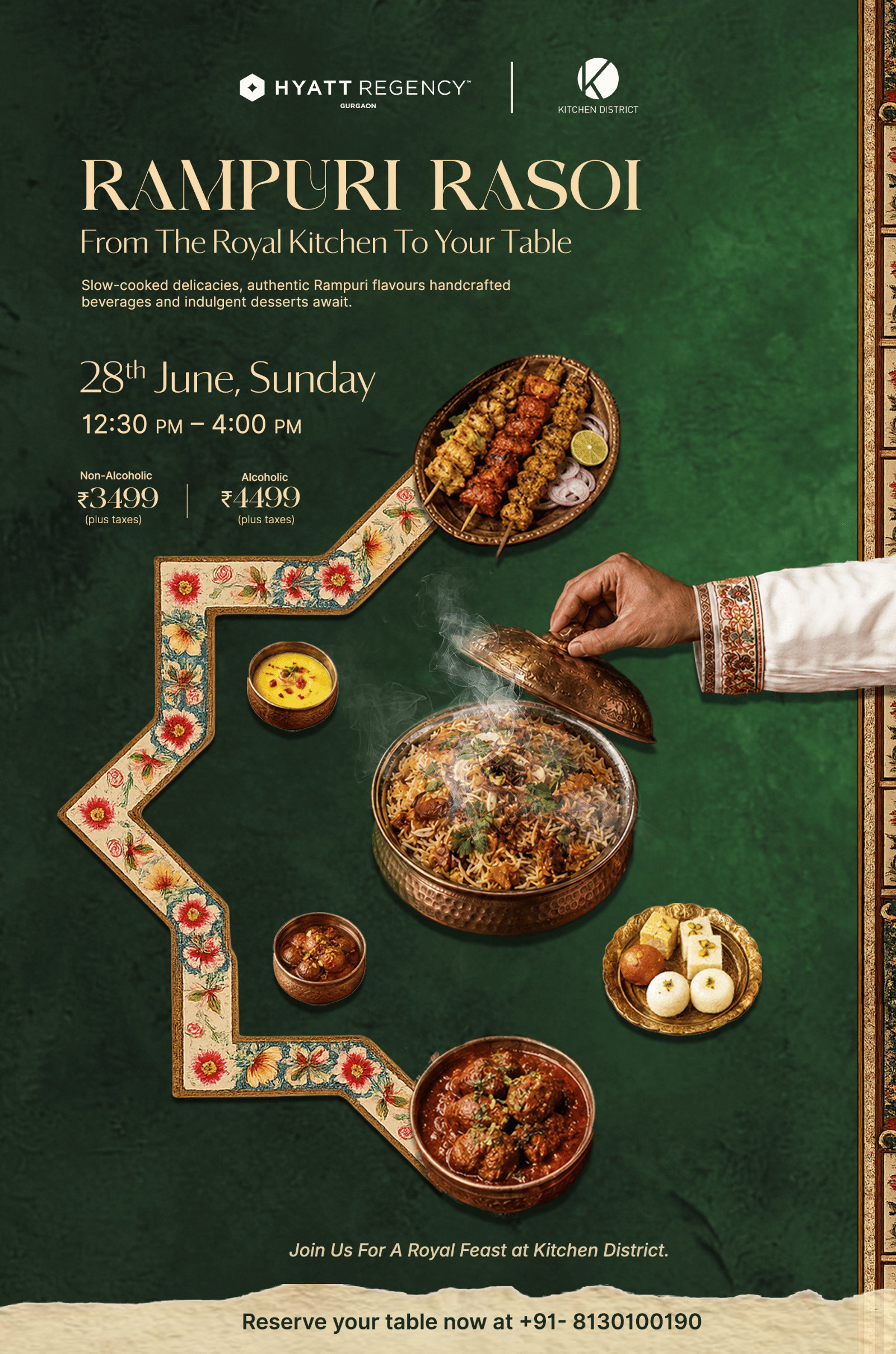 Dining Experience for Two at Kitchen District - Hyatt Regency Gurgaon, Gurgaon — Special menu