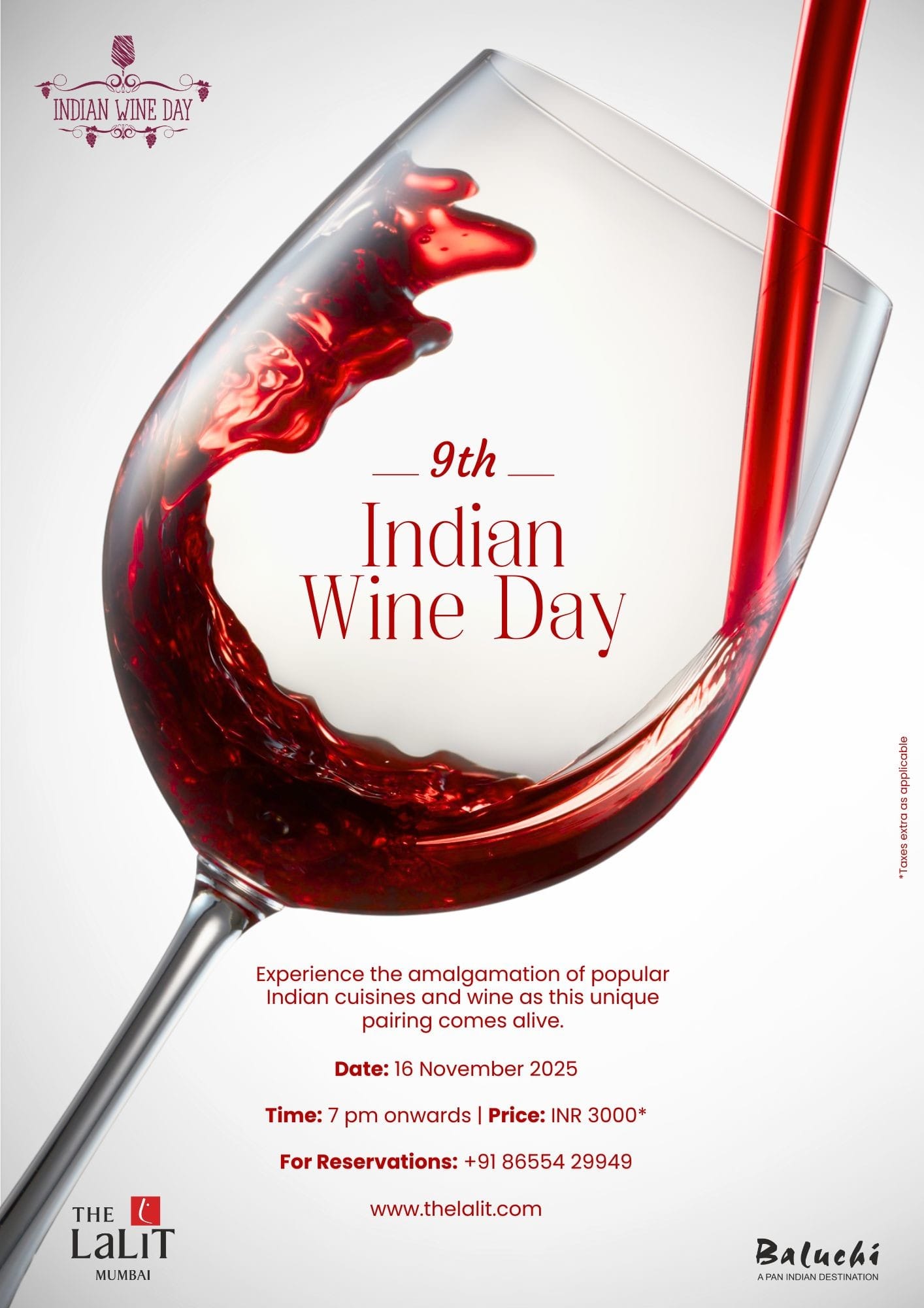 Dining Experience for Two at Baluchi, Mumbai — Special menu