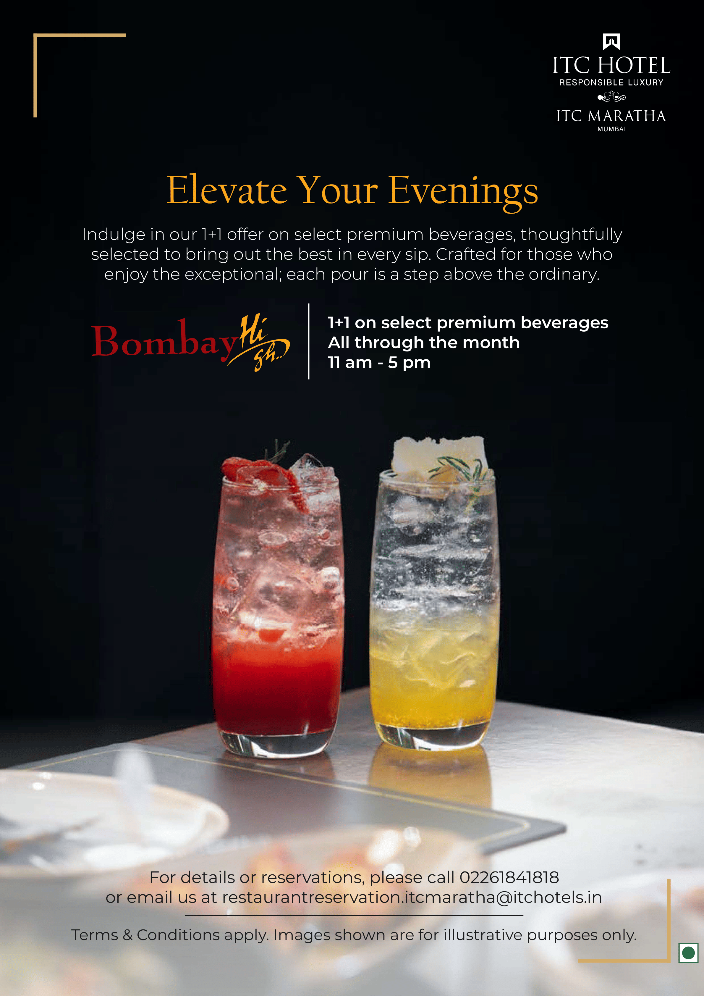 Dining Experience for Two at Bombay High, Mumbai — Special menu