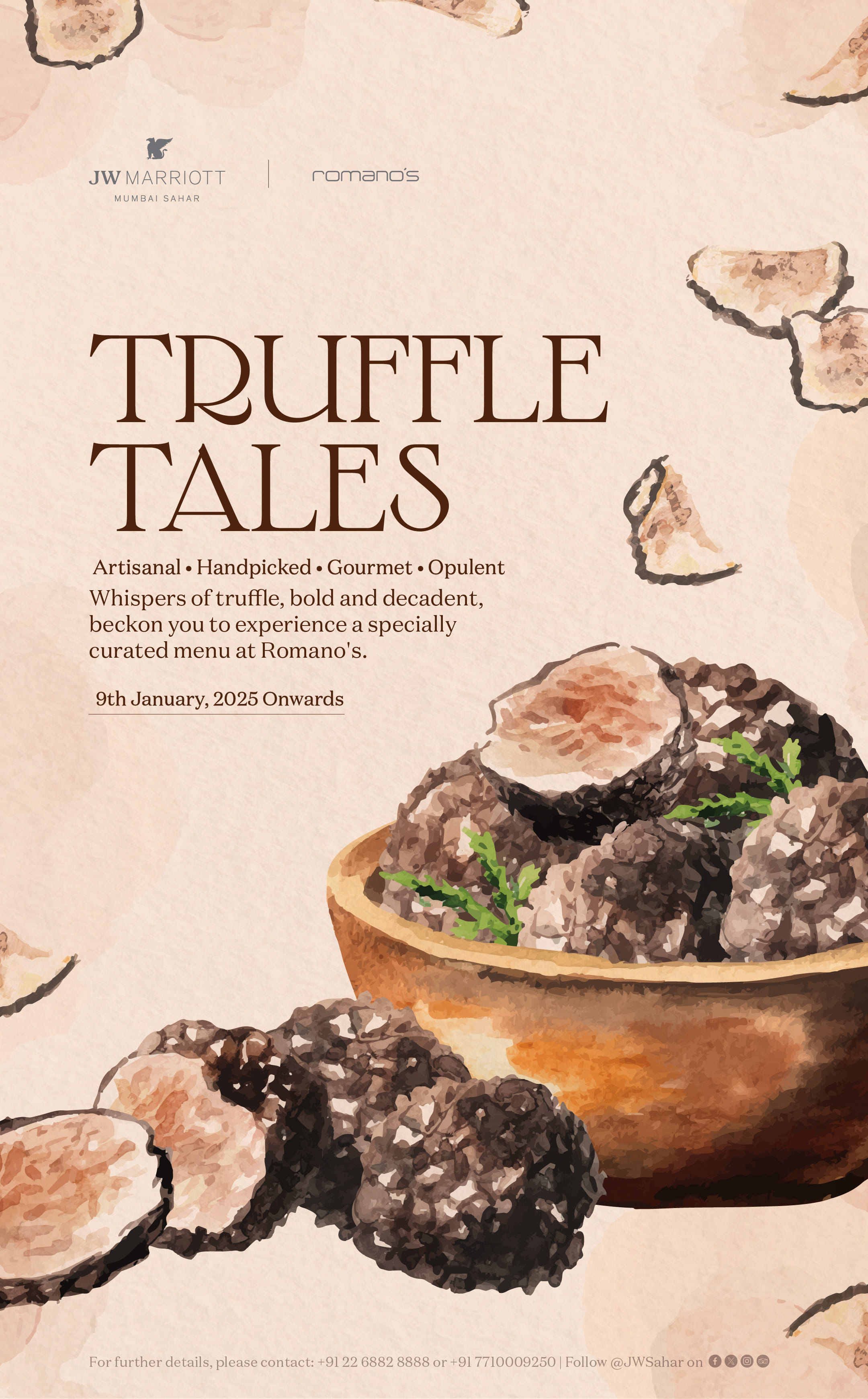 Dining Experience for Two at Romano's, Mumbai — Food menu