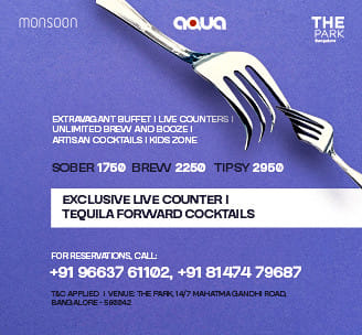 Dining Experience for Two at Monsoon, Bengaluru — Special menu