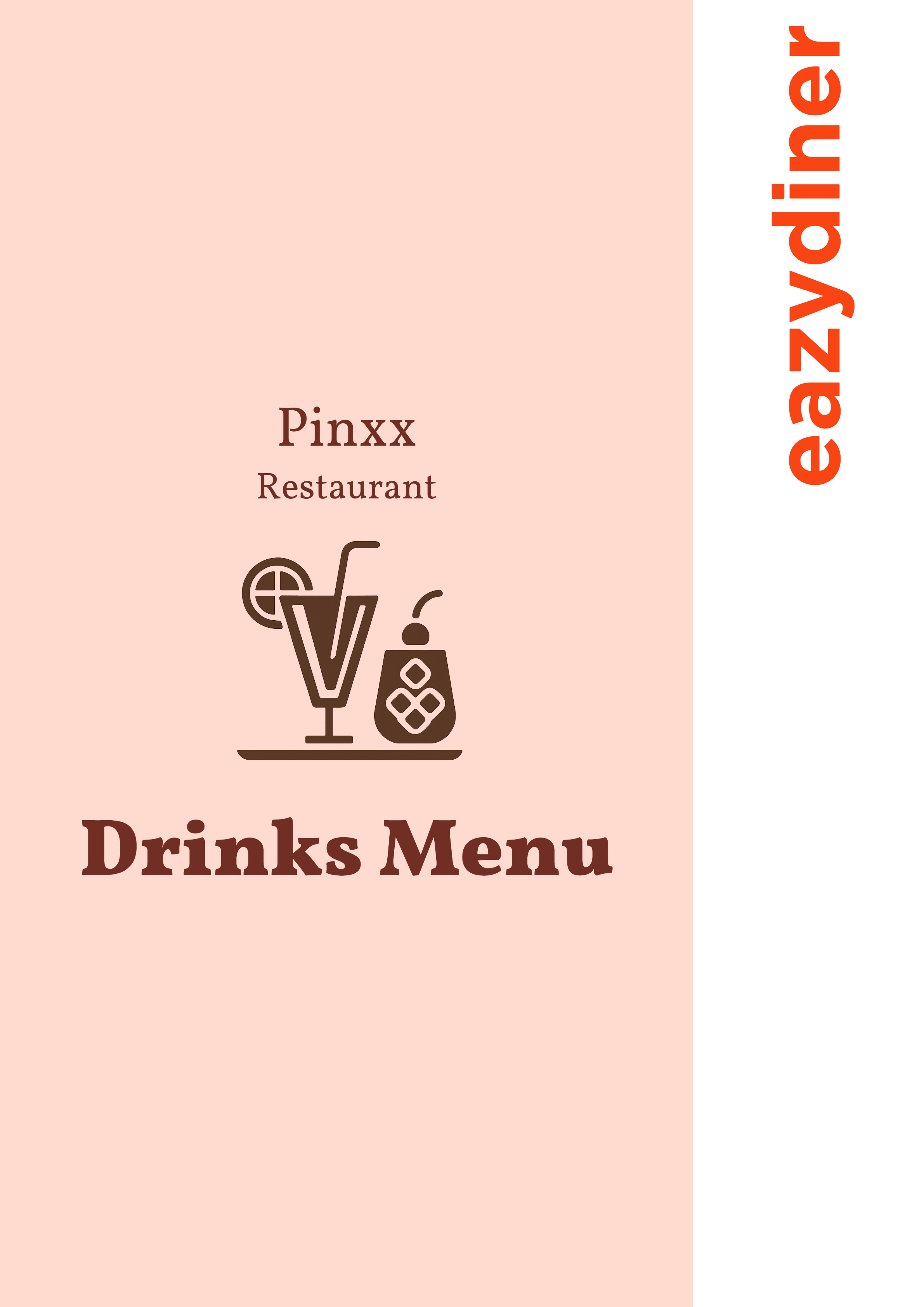 Dining Experience for Two at Pinxx, Bengaluru — Beverages menu