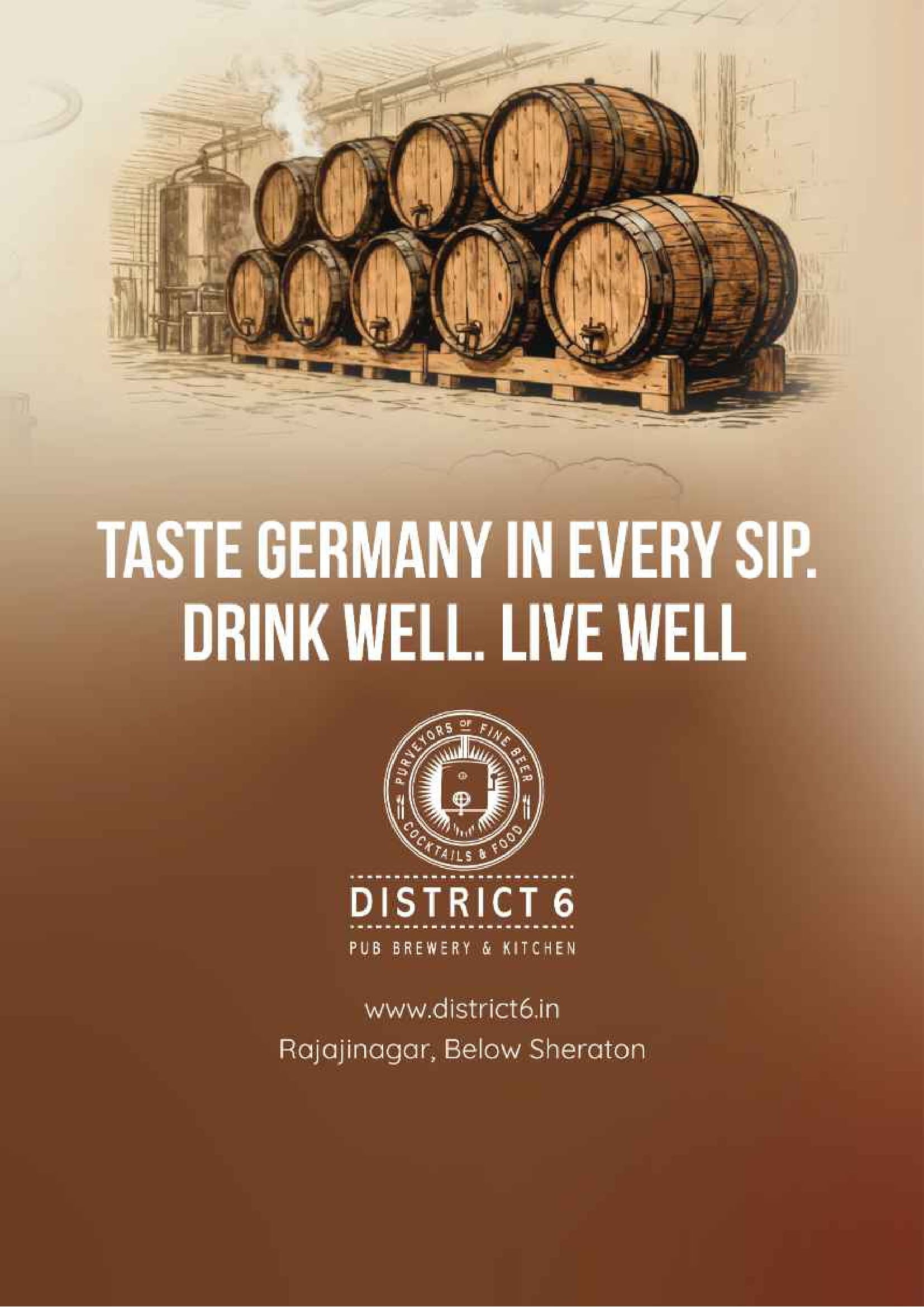 Dining Experience for Two at DISTRICT 6, West Bengaluru — Beverages menu