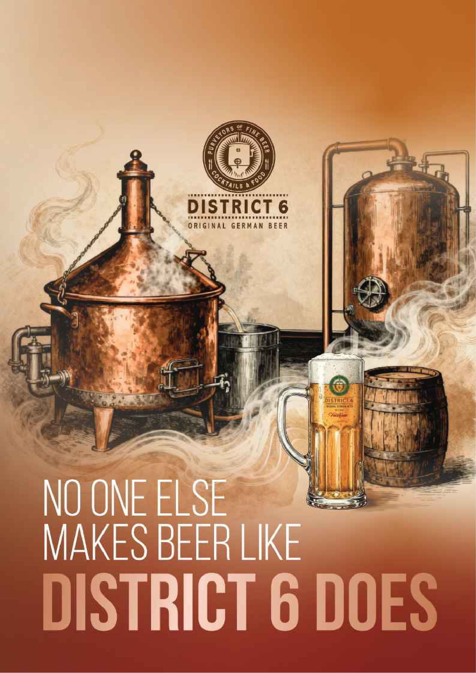 Dining Experience for Two at DISTRICT 6, West Bengaluru — Beverages menu