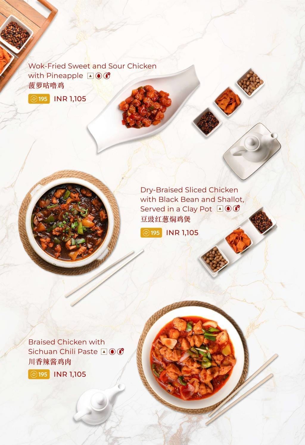 Dining Experience for Two at The Best Pan-Asian Restaurant in a Hotel, Shangri-La Bengaluru — Food menu