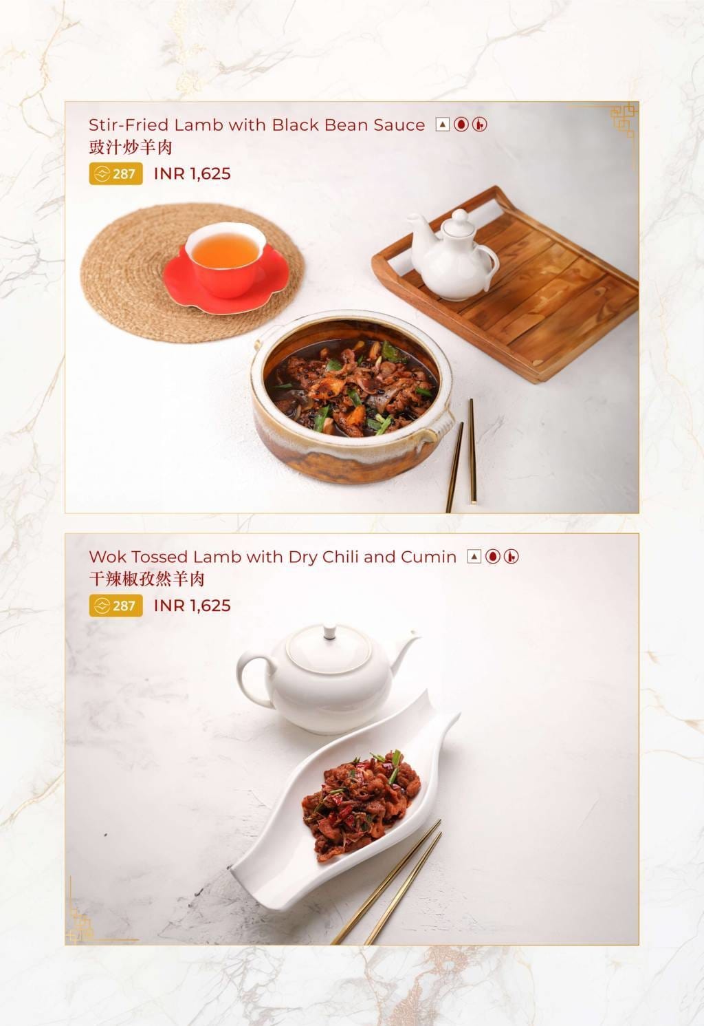 Dining Experience for Two at The Best Pan-Asian Restaurant in a Hotel, Shangri-La Bengaluru — Food menu