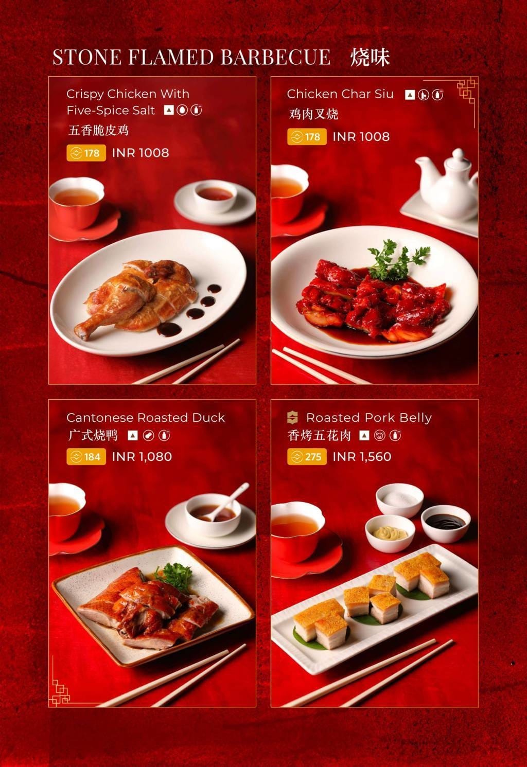 Dining Experience for Two at The Best Pan-Asian Restaurant in a Hotel, Shangri-La Bengaluru — Food menu