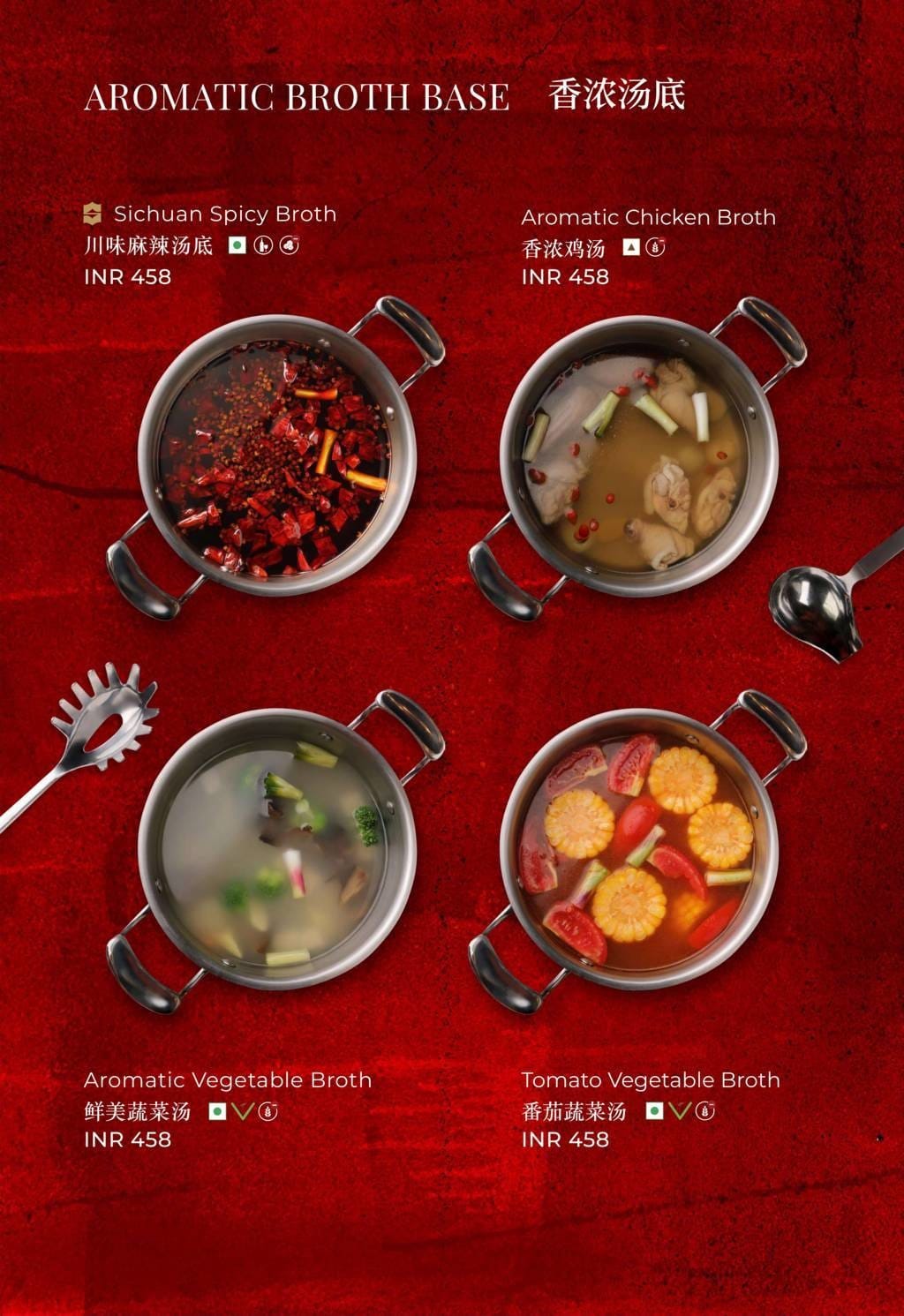 Dining Experience for Two at The Best Pan-Asian Restaurant in a Hotel, Shangri-La Bengaluru — Food menu