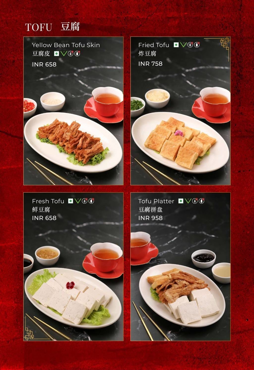 Dining Experience for Two at The Best Pan-Asian Restaurant in a Hotel, Shangri-La Bengaluru — Food menu