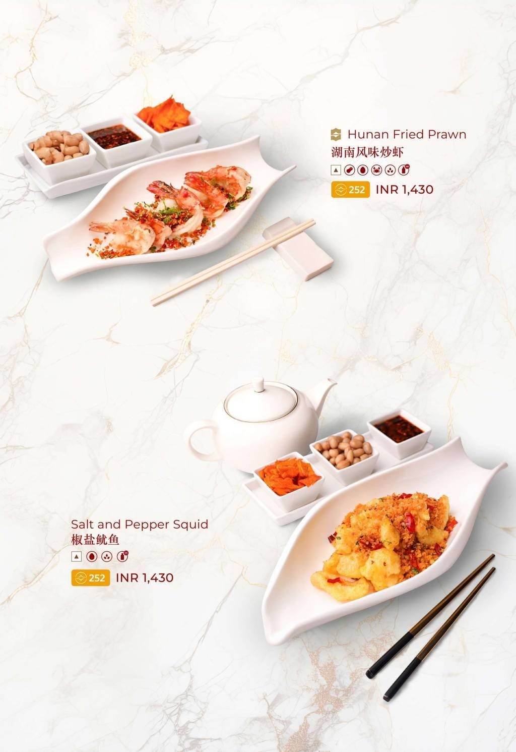 Dining Experience for Two at The Best Pan-Asian Restaurant in a Hotel, Shangri-La Bengaluru — Food menu