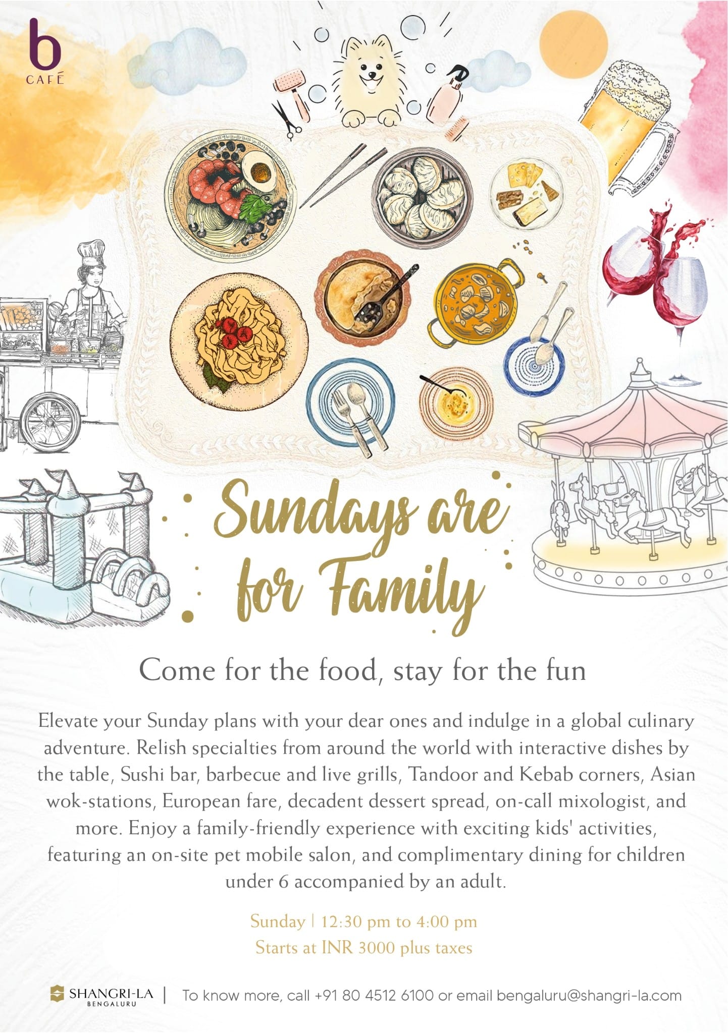 Dining Experience for Two at The Best Buffet in a Hotel, Shangri-La Bengaluru — Special menu