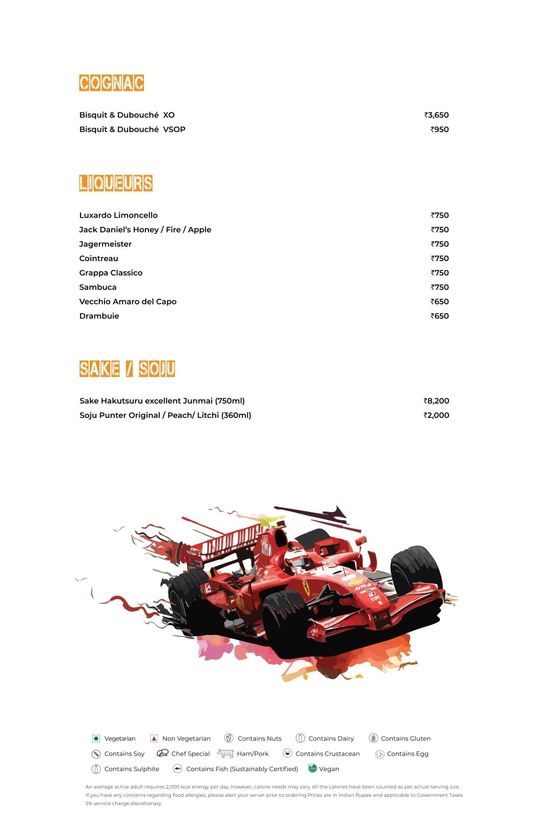 Dining Experience for Two at Quoin Bar, Novotel New Delhi Aerocity-An AccorHotels Brand — Beverages menu