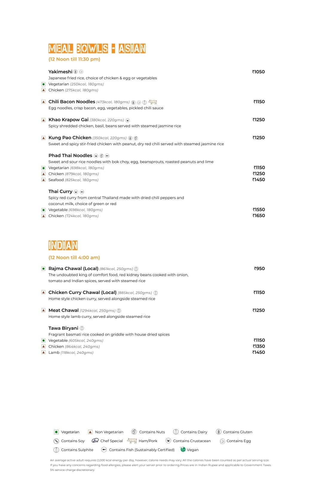 Dining Experience for Two at Quoin Bar, Novotel New Delhi Aerocity-An AccorHotels Brand — Food menu