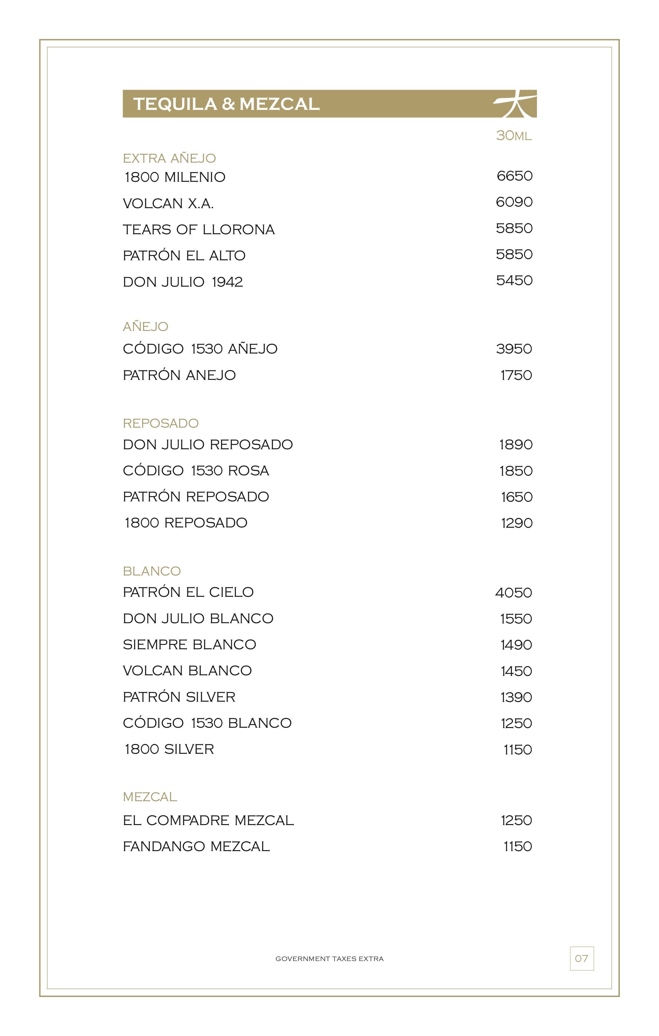 Dining Experience for Two at KOKO, South Mumbai — Beverages menu