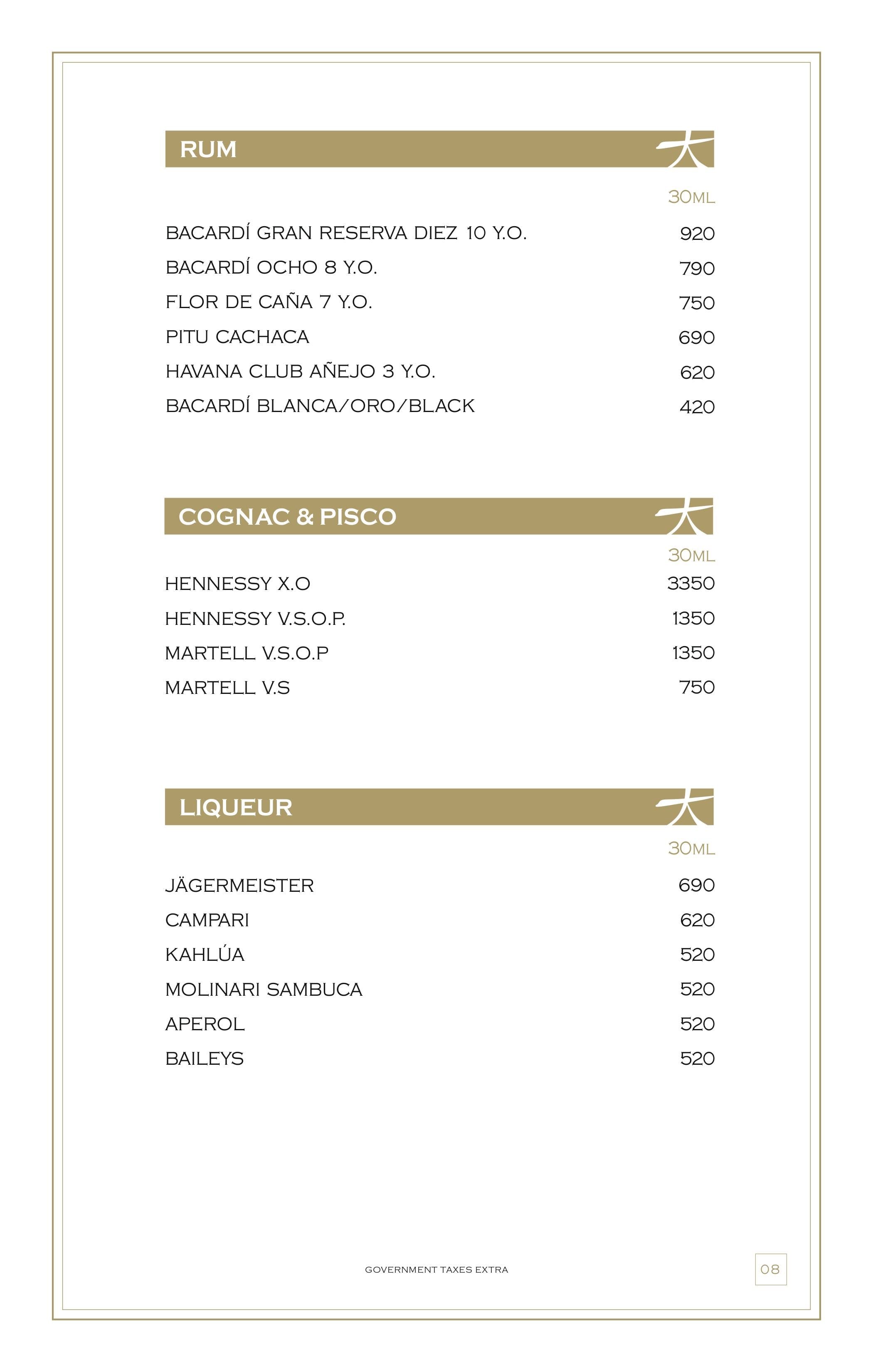 Dining Experience for Two at KOKO, South Mumbai — Beverages menu