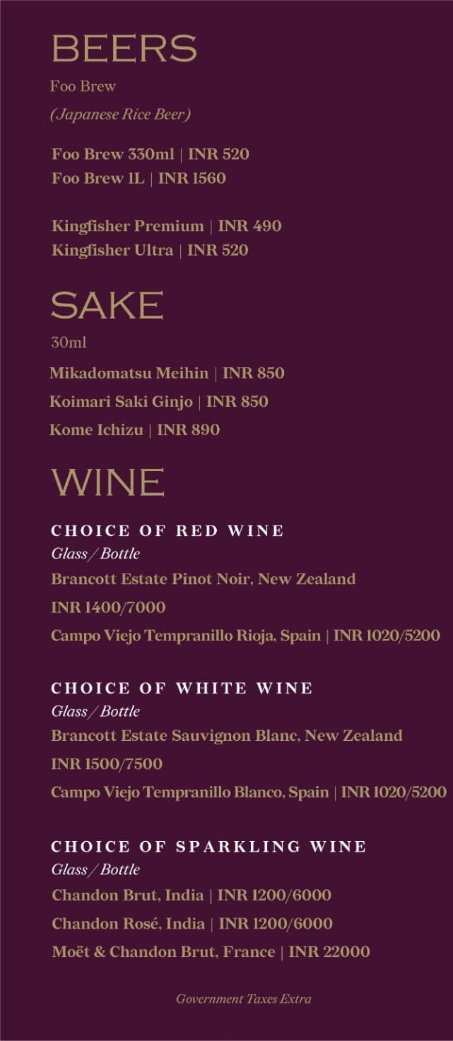 Dining Experience for Two at KOKO, South Mumbai — Special menu