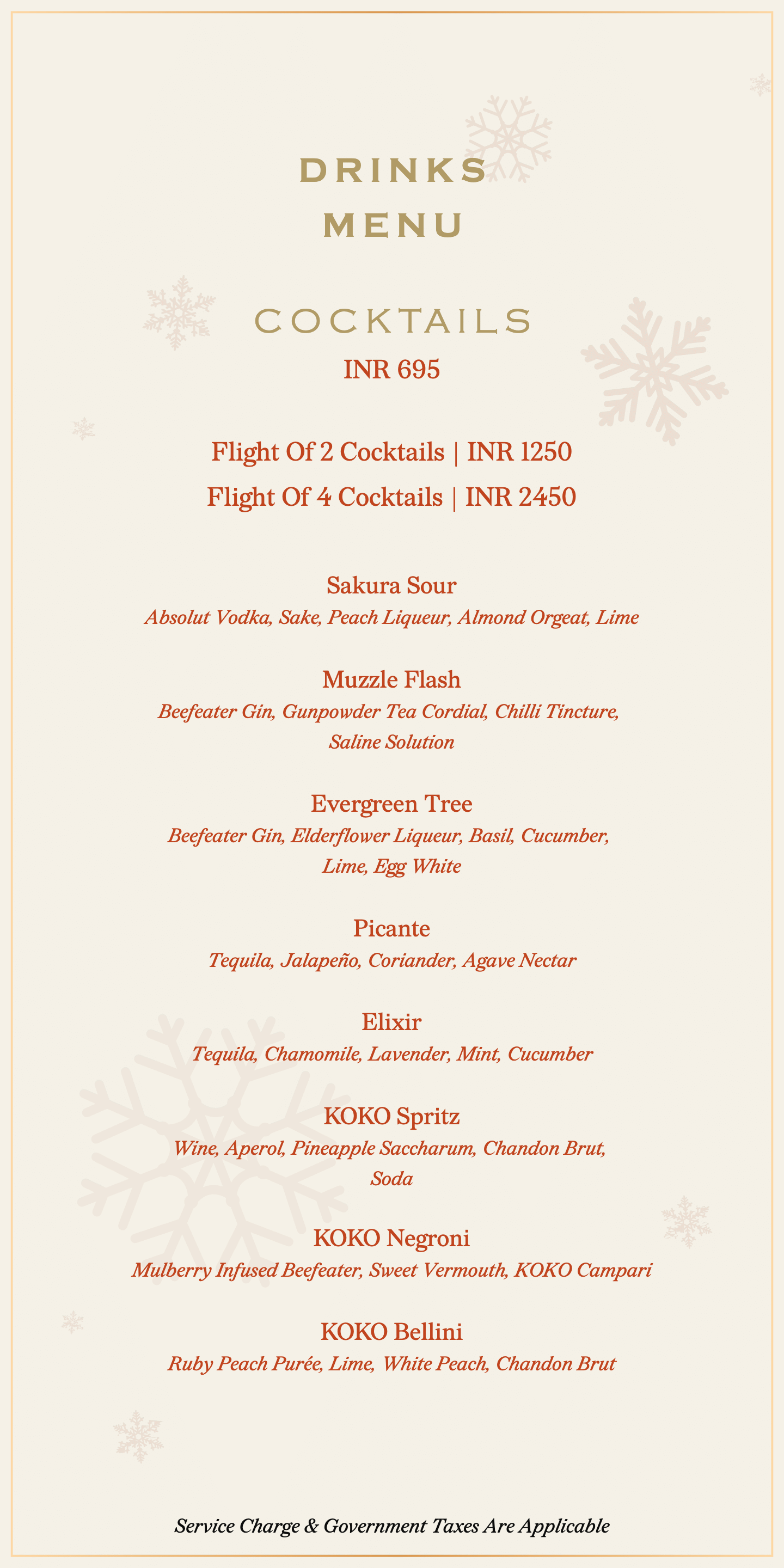 Dining Experience for Two at KOKO, South Mumbai — Special menu