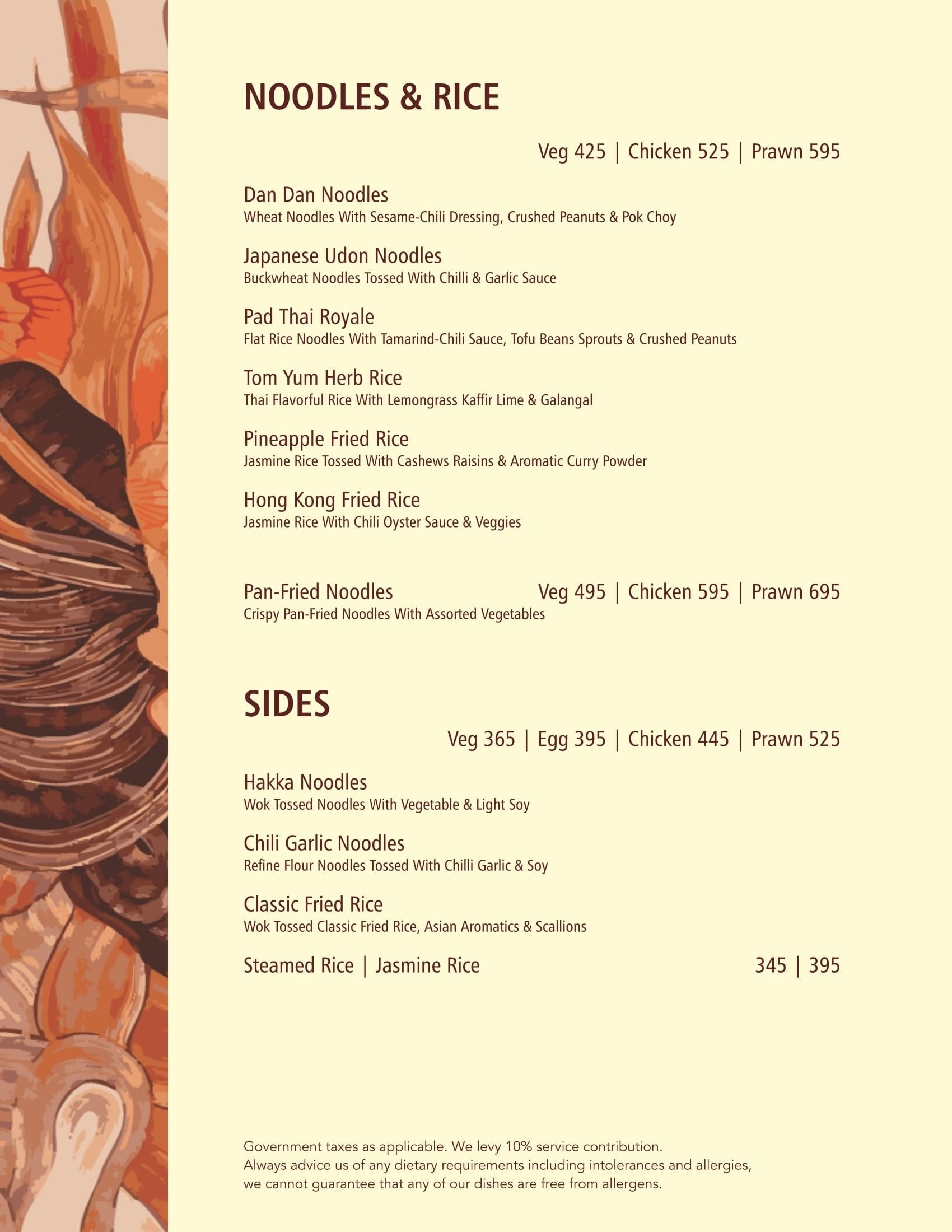 Dining Experience for Two at BOA VILLAGE, North Delhi — Food menu