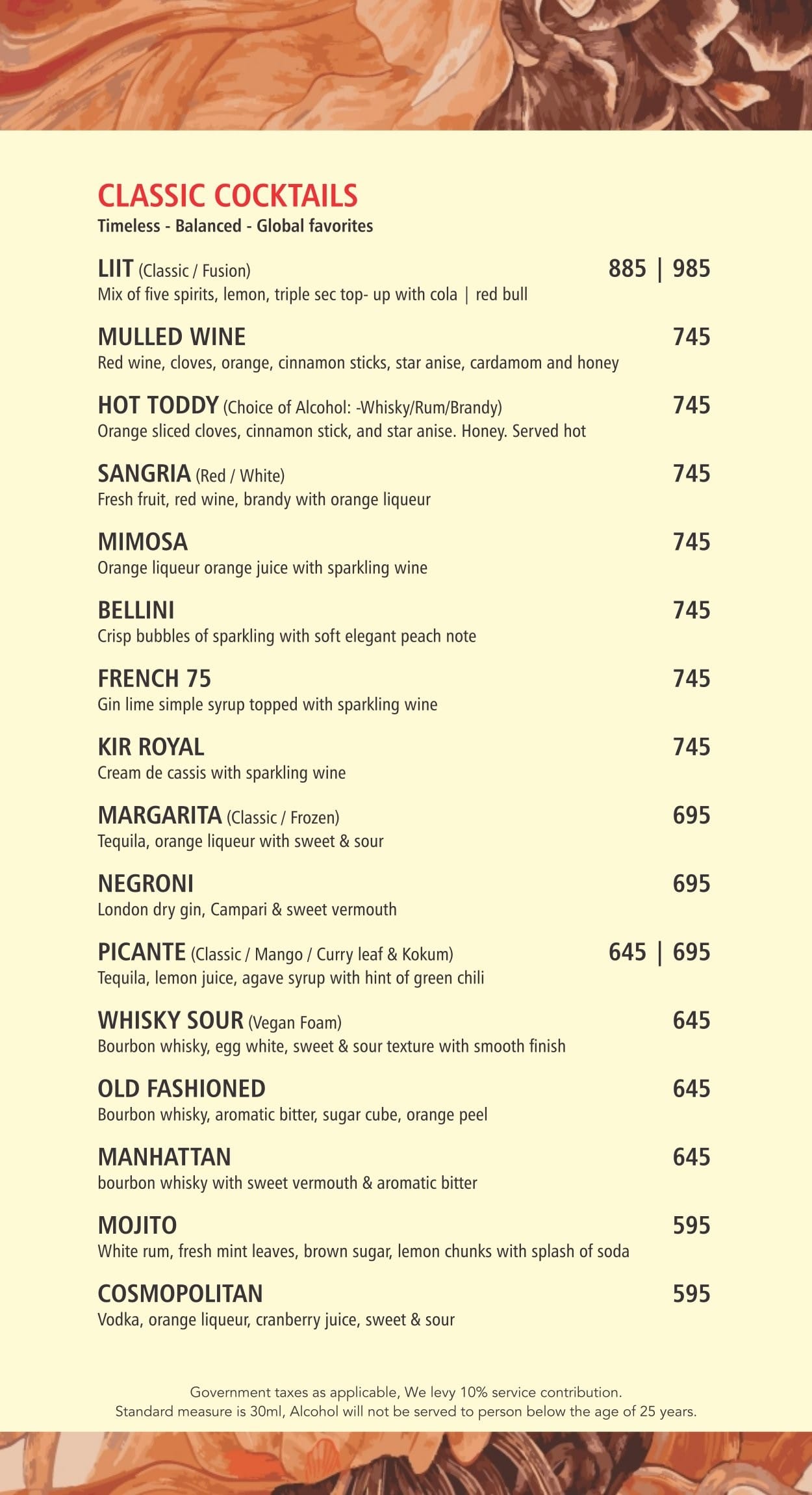 Dining Experience for Two at BOA VILLAGE, North Delhi — Beverages menu