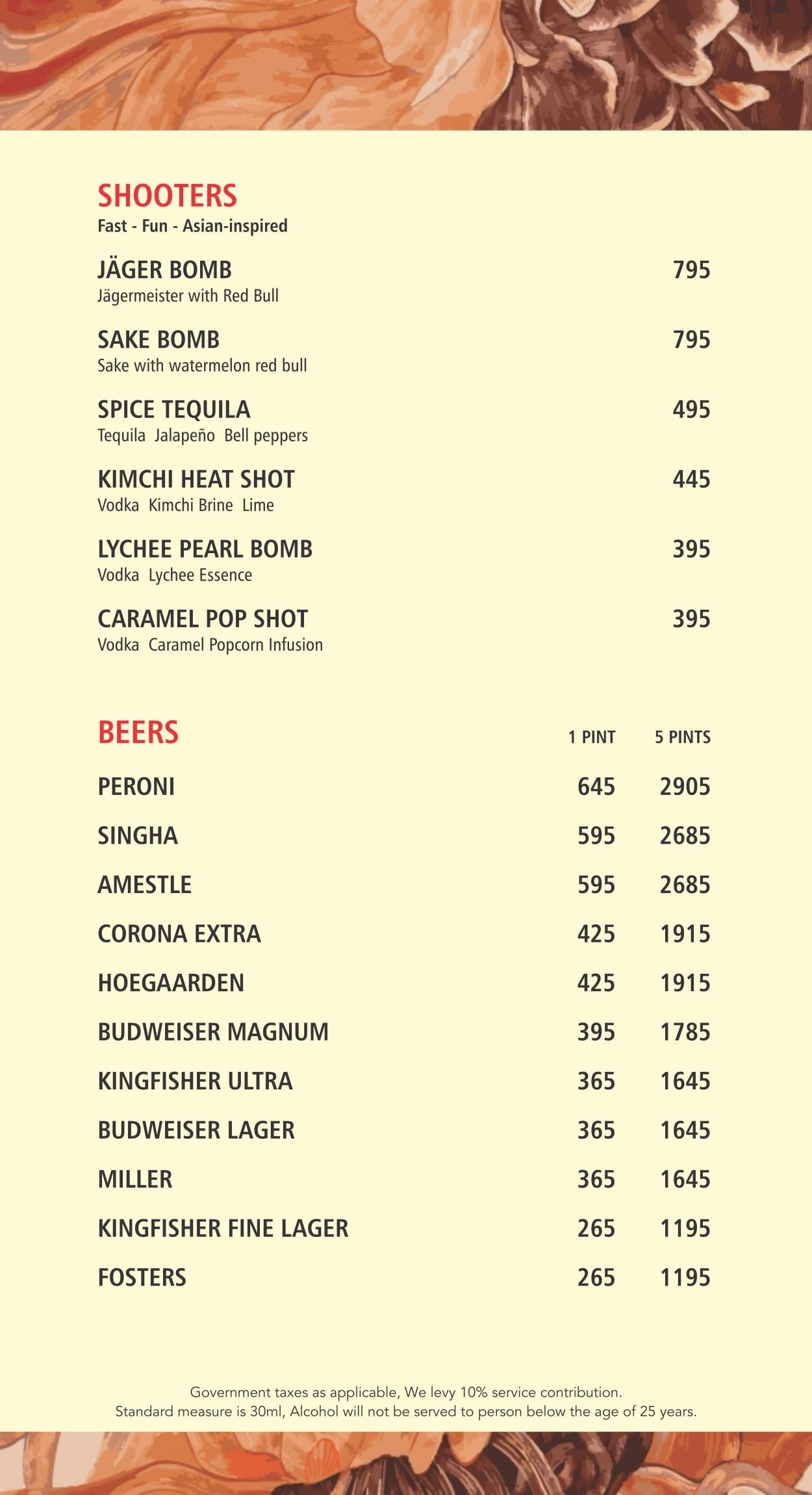 Dining Experience for Two at BOA VILLAGE, North Delhi — Beverages menu