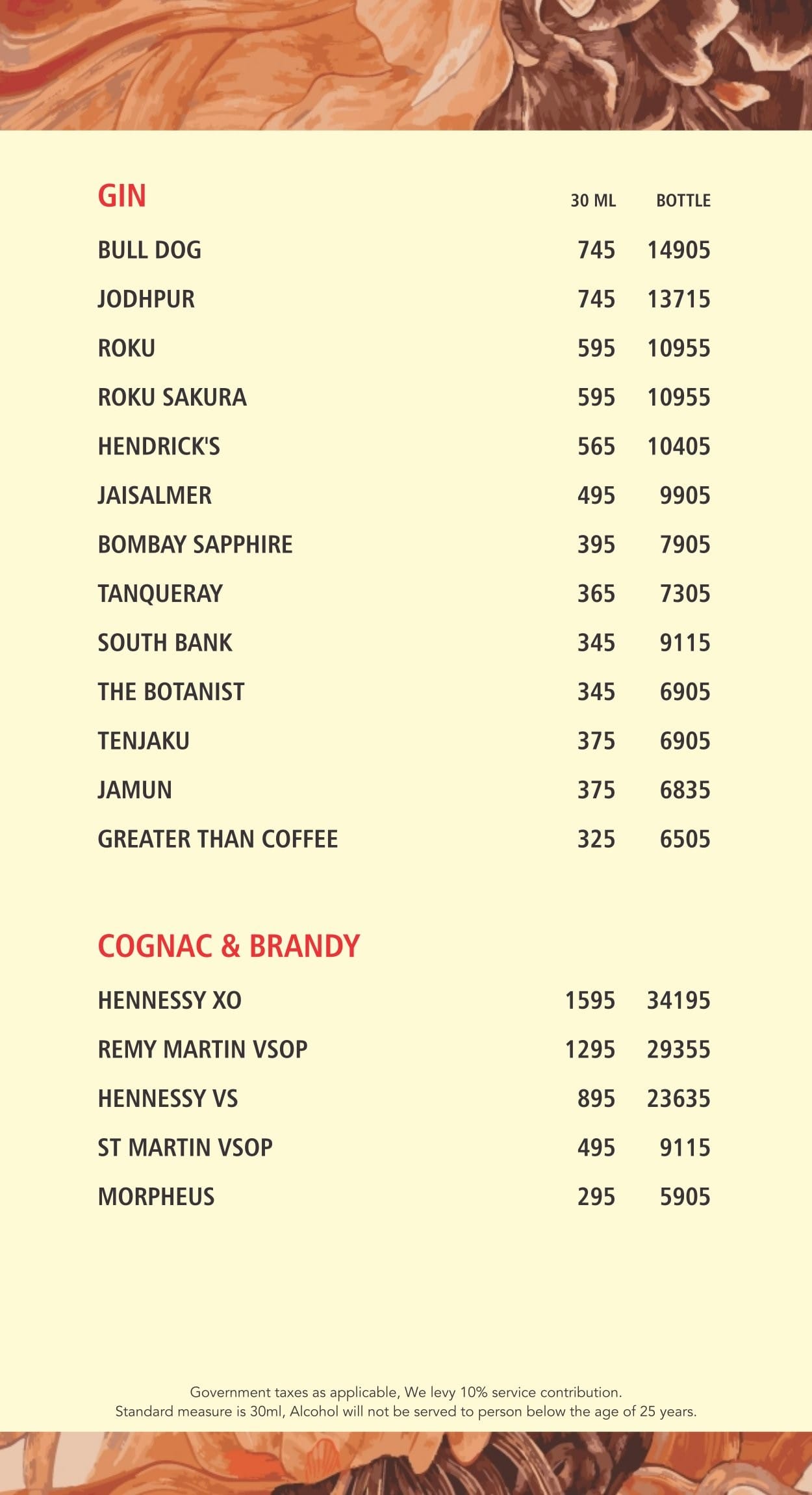 Dining Experience for Two at BOA VILLAGE, North Delhi — Beverages menu