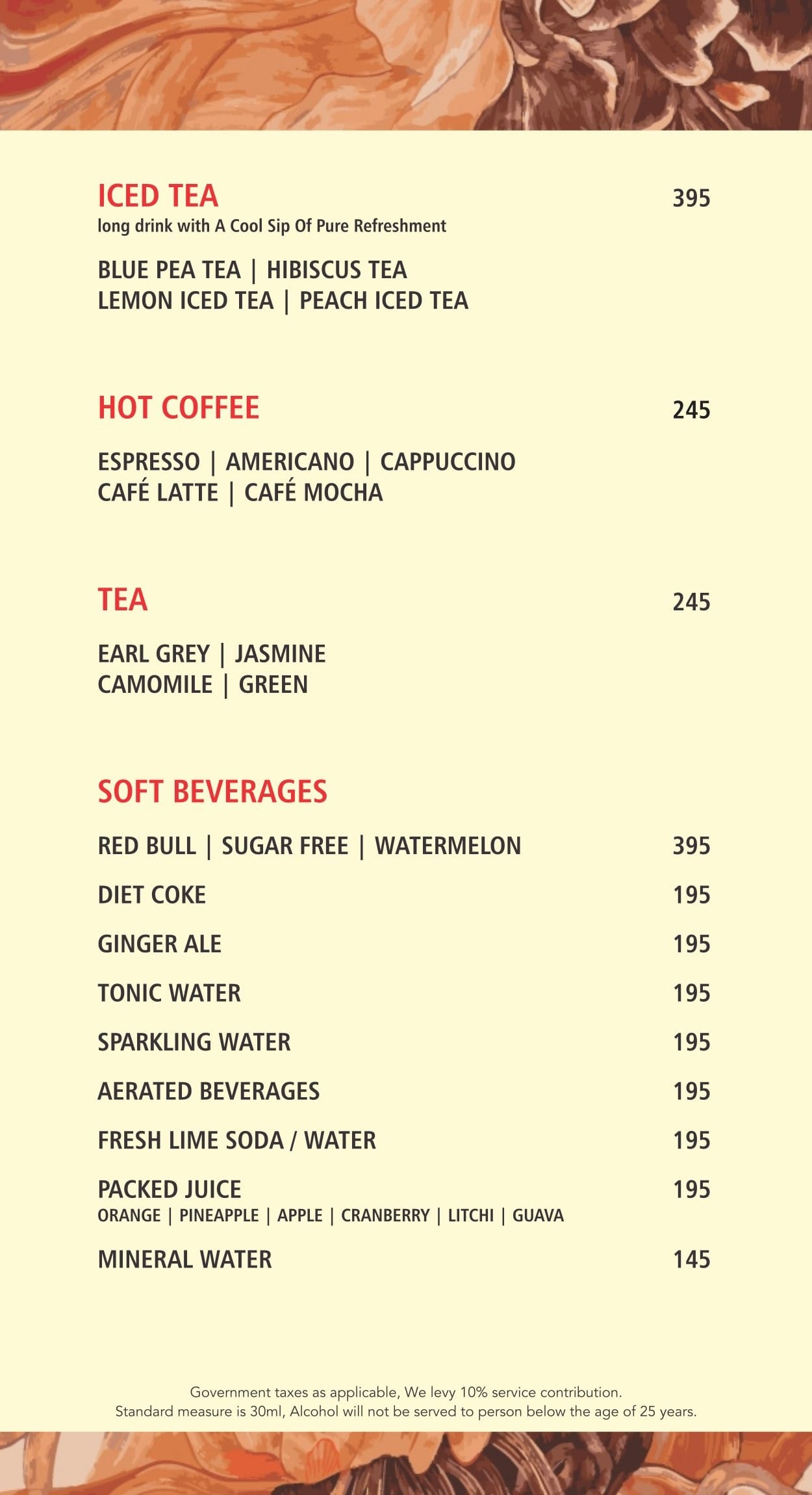 Dining Experience for Two at BOA VILLAGE, North Delhi — Beverages menu