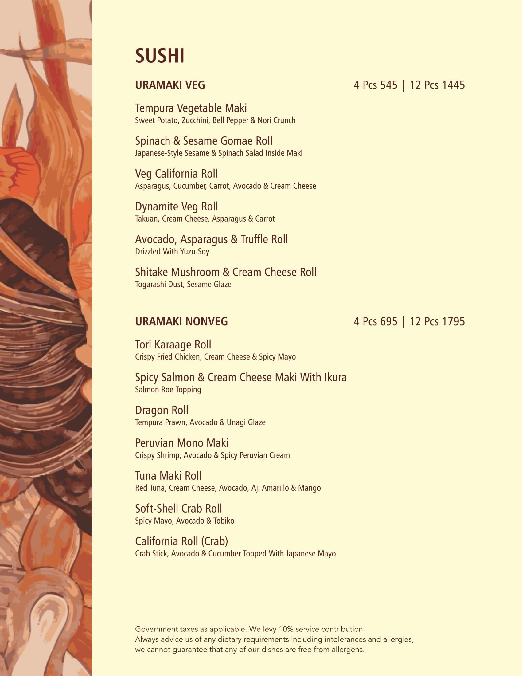 Dining Experience for Two at BOA VILLAGE, North Delhi — Food menu