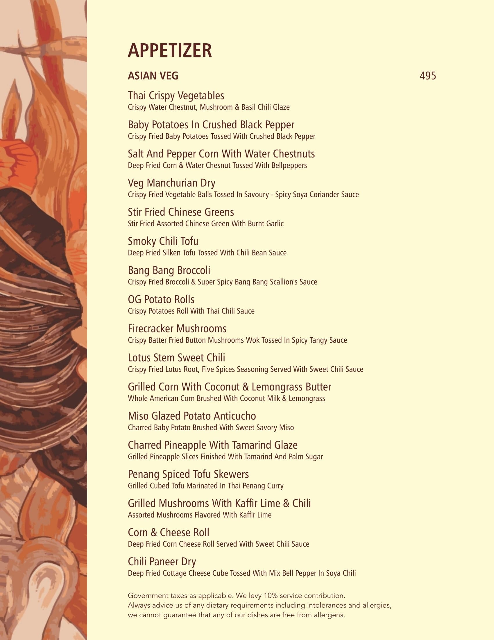 Dining Experience for Two at BOA VILLAGE, North Delhi — Food menu
