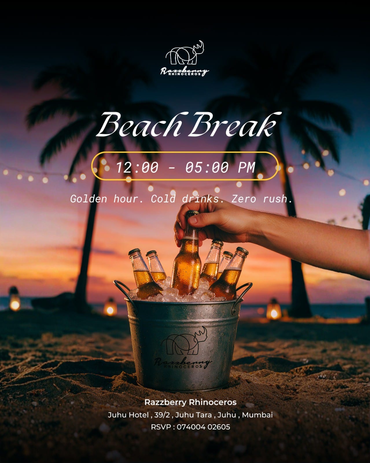 Dining Experience for Two at Razzberry Rhinoceros, Mumbai — Special menu