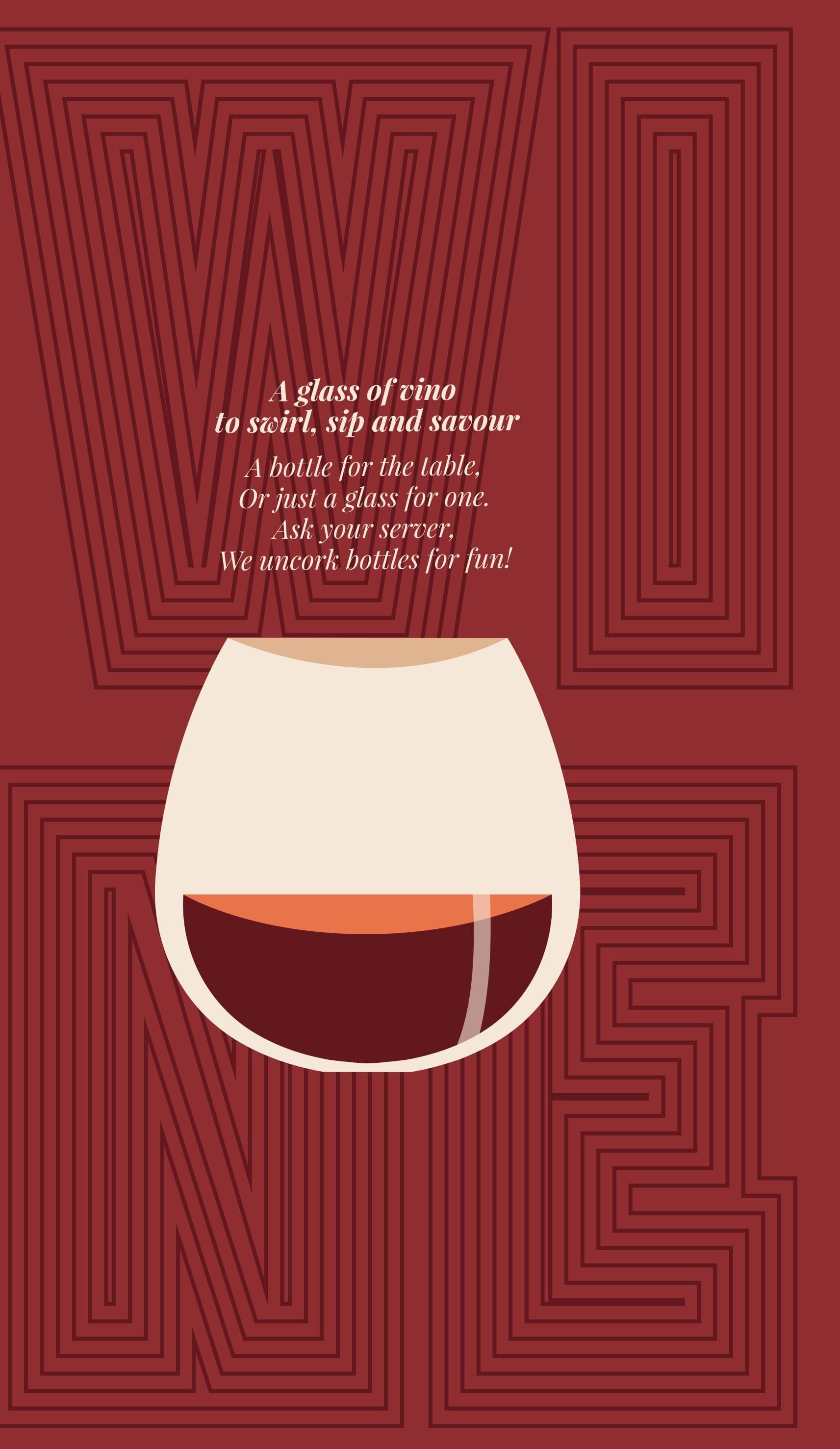 Dining Experience for Two at CinCin, Western Suburbs — Beverages menu