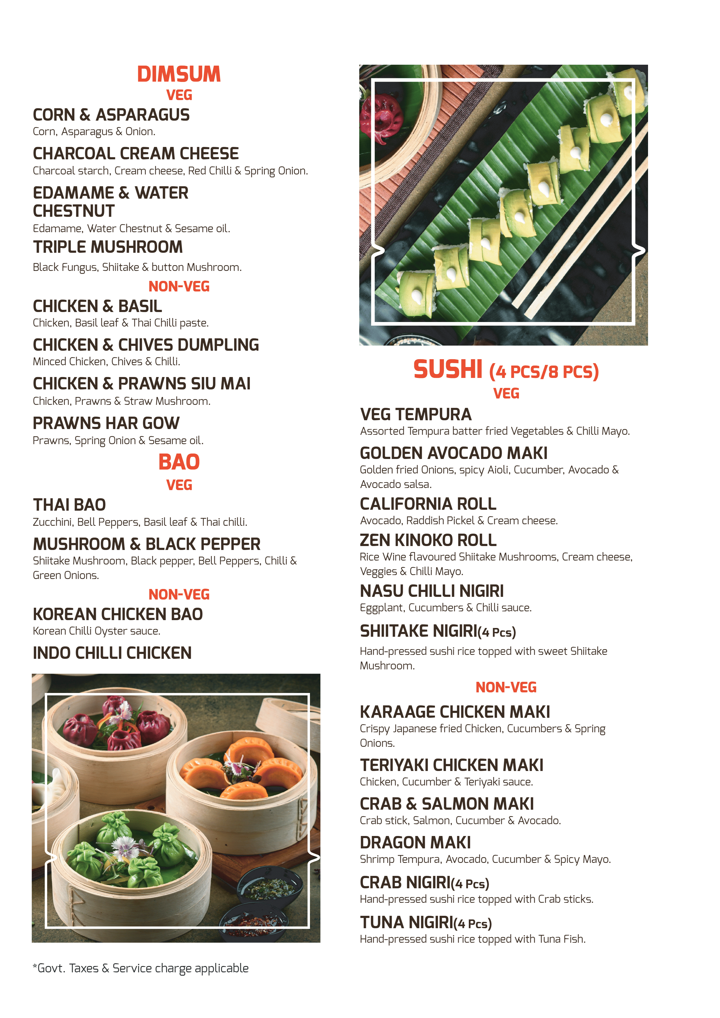 Dining Experience for Two at The Best Cocktail Bar, South Bengaluru — Food menu