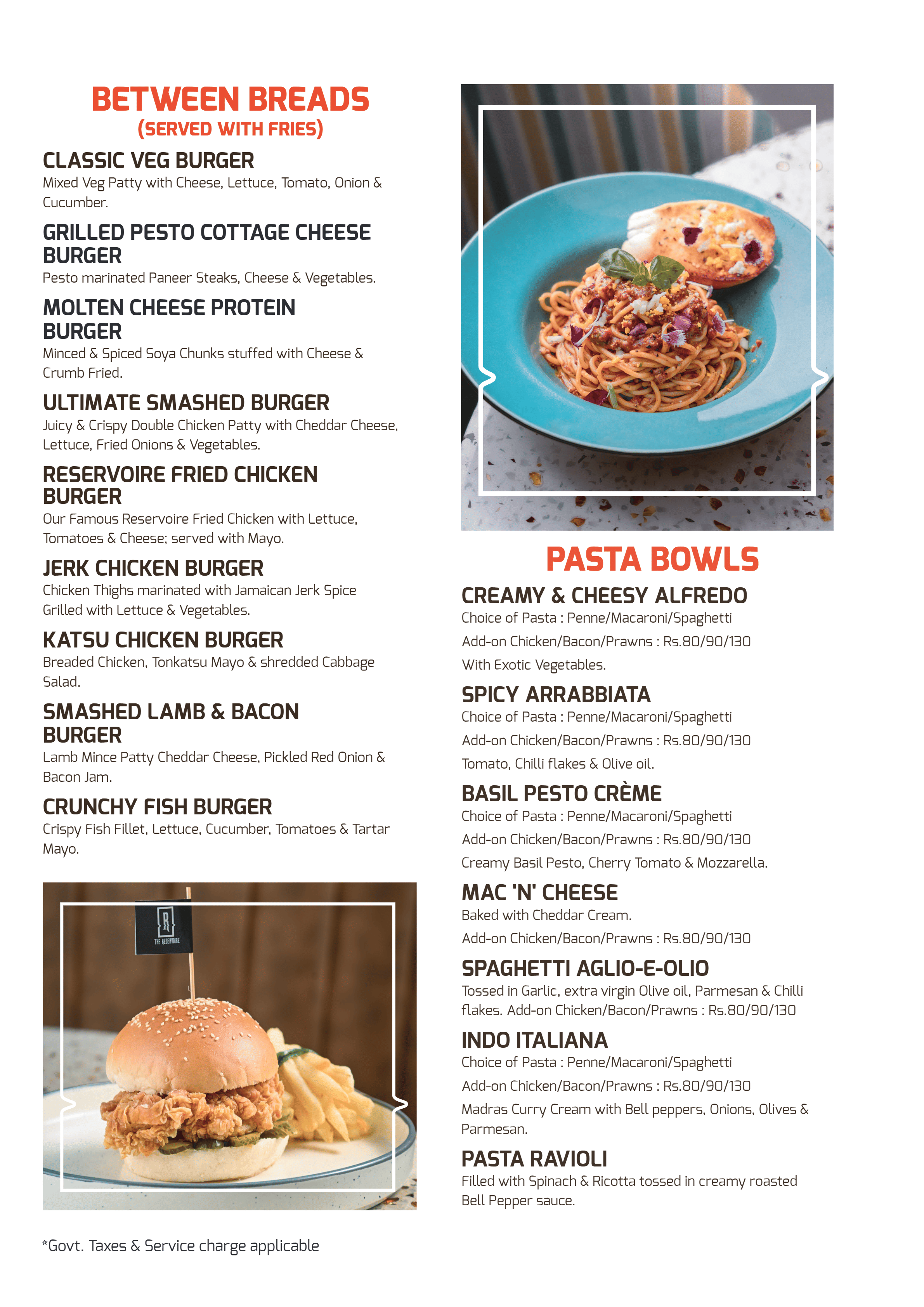 Dining Experience for Two at The Best Cocktail Bar, South Bengaluru — Food menu