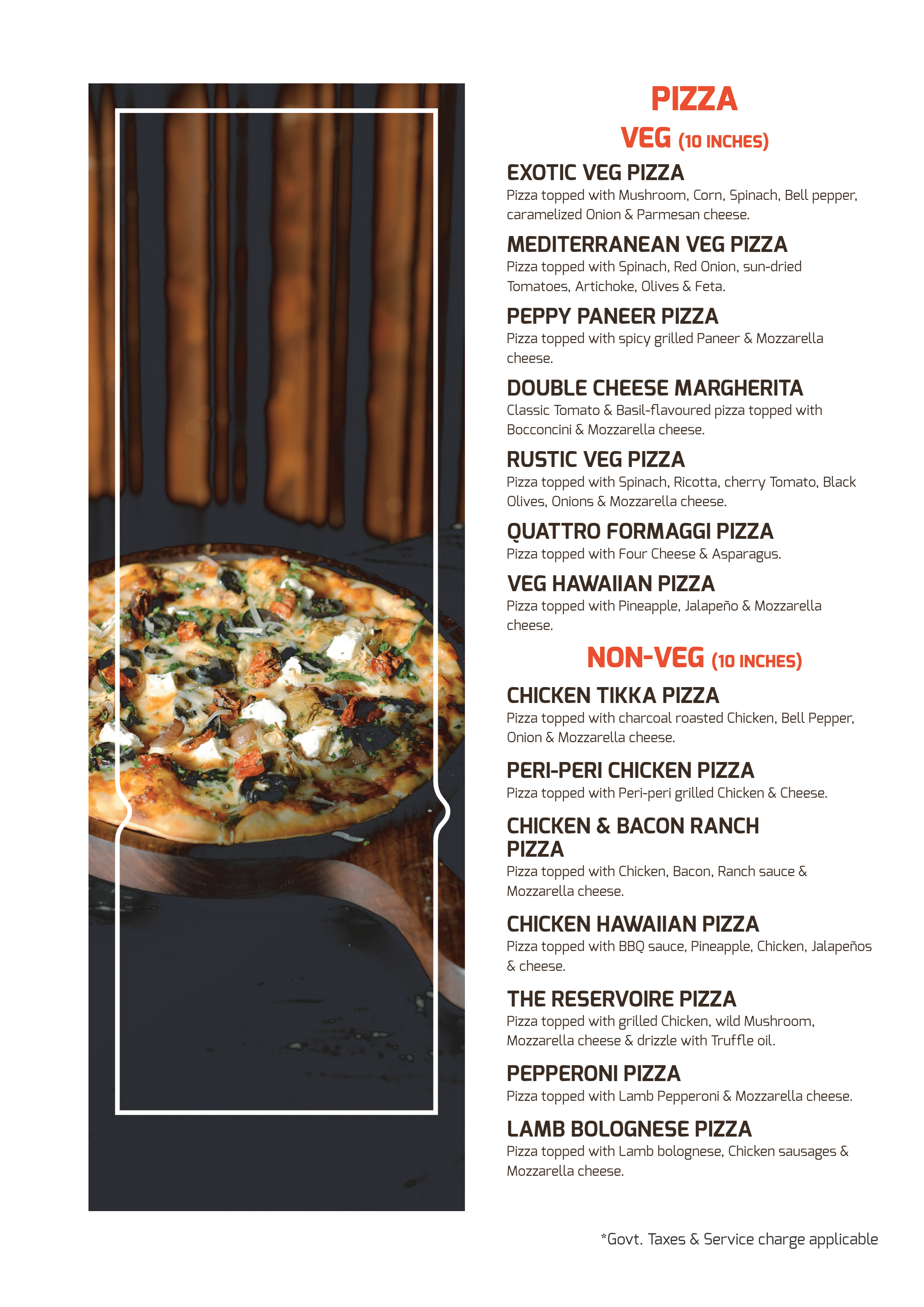 Dining Experience for Two at The Best Cocktail Bar, South Bengaluru — Food menu
