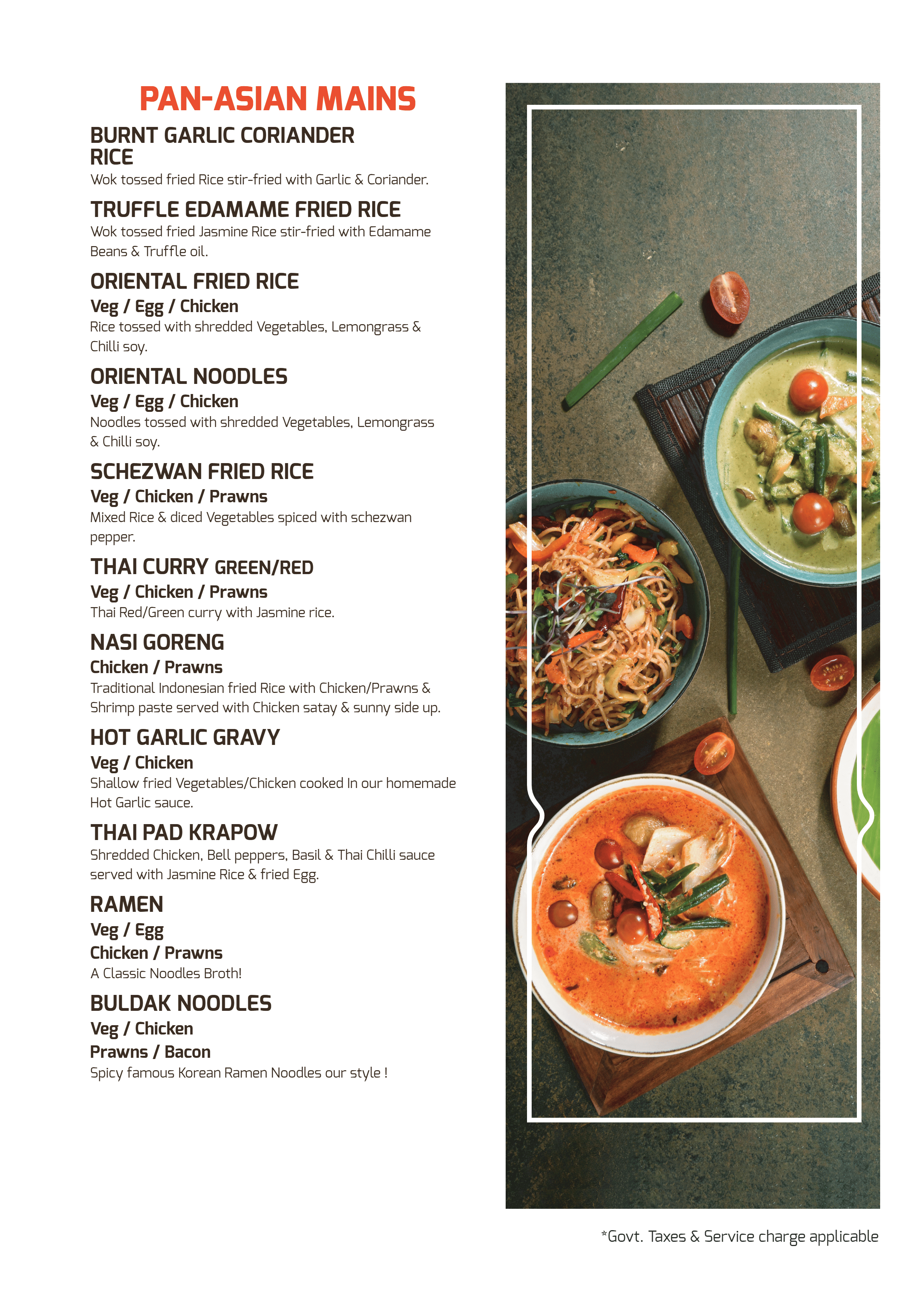 Dining Experience for Two at The Best Cocktail Bar, South Bengaluru — Food menu