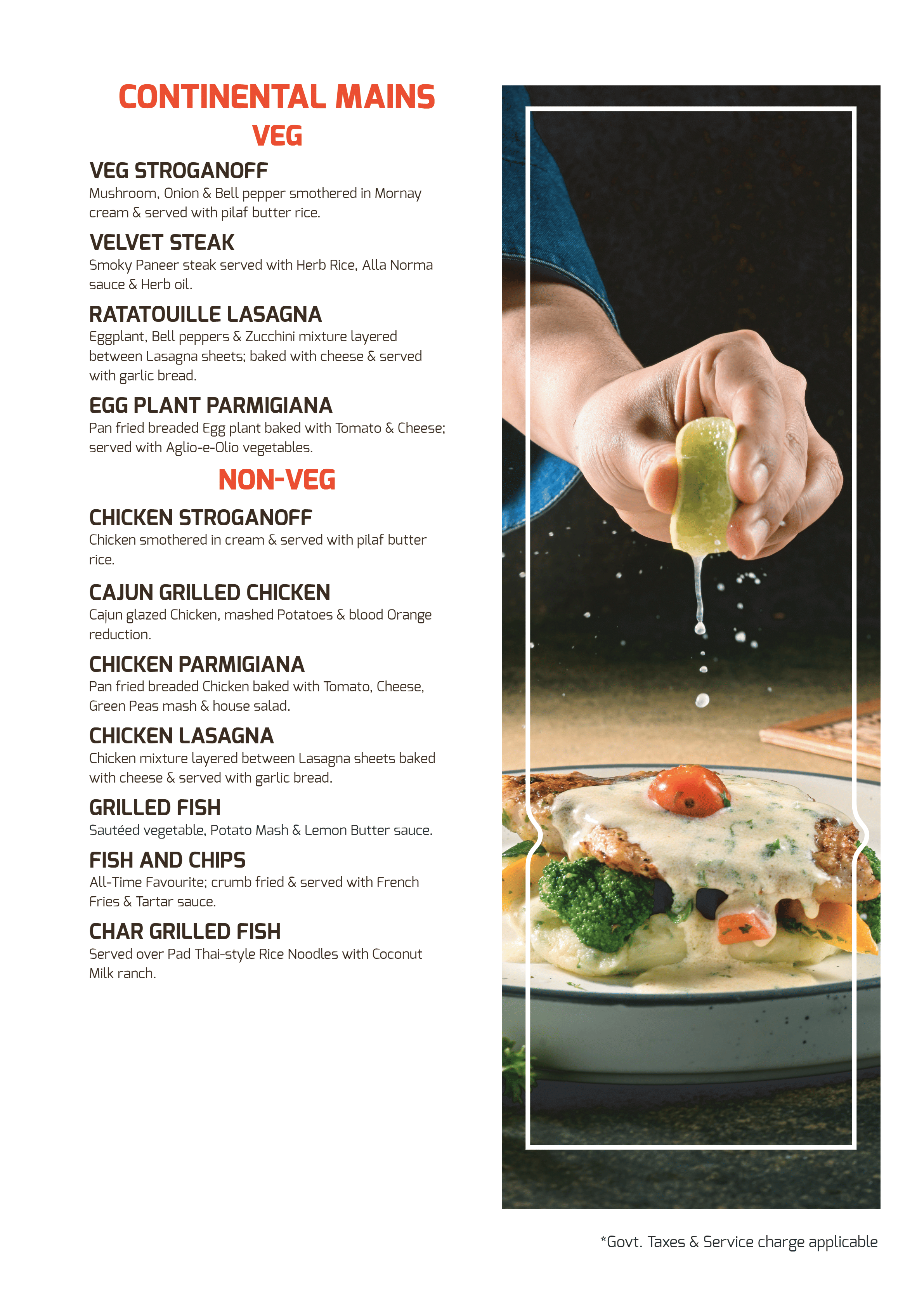 Dining Experience for Two at The Best Cocktail Bar, South Bengaluru — Food menu