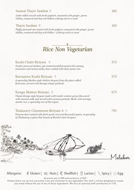 Savvy Rasa Menu Menu of Savya Rasa, Kotturpuram, Chennai