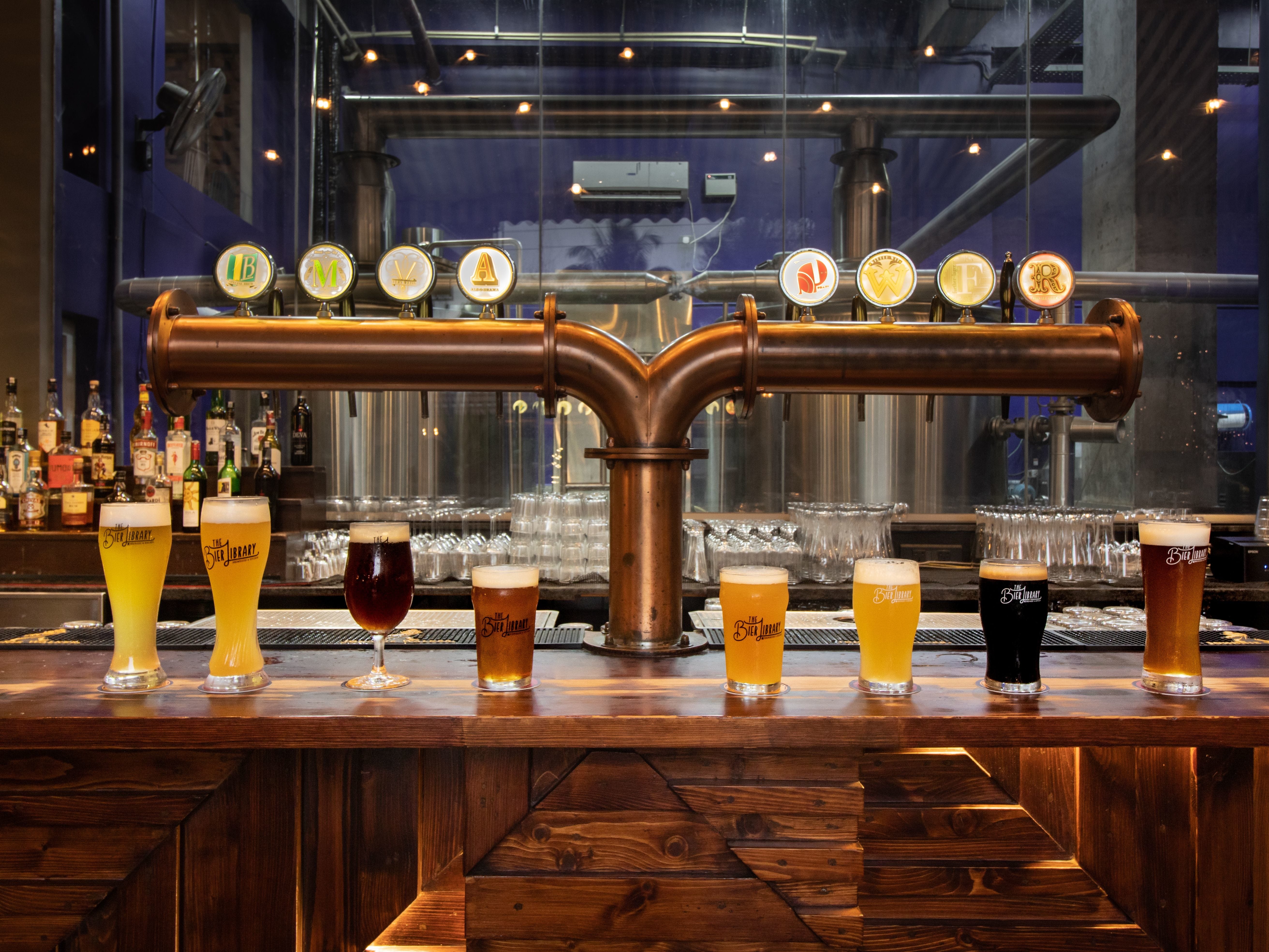 The Bier Library Brewery & Kitchen in Koramangala, South Bengaluru ...