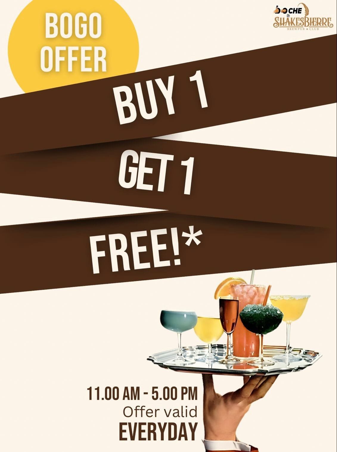Dining Experience for Two at ShakesBierre, Central Bengaluru — Special menu