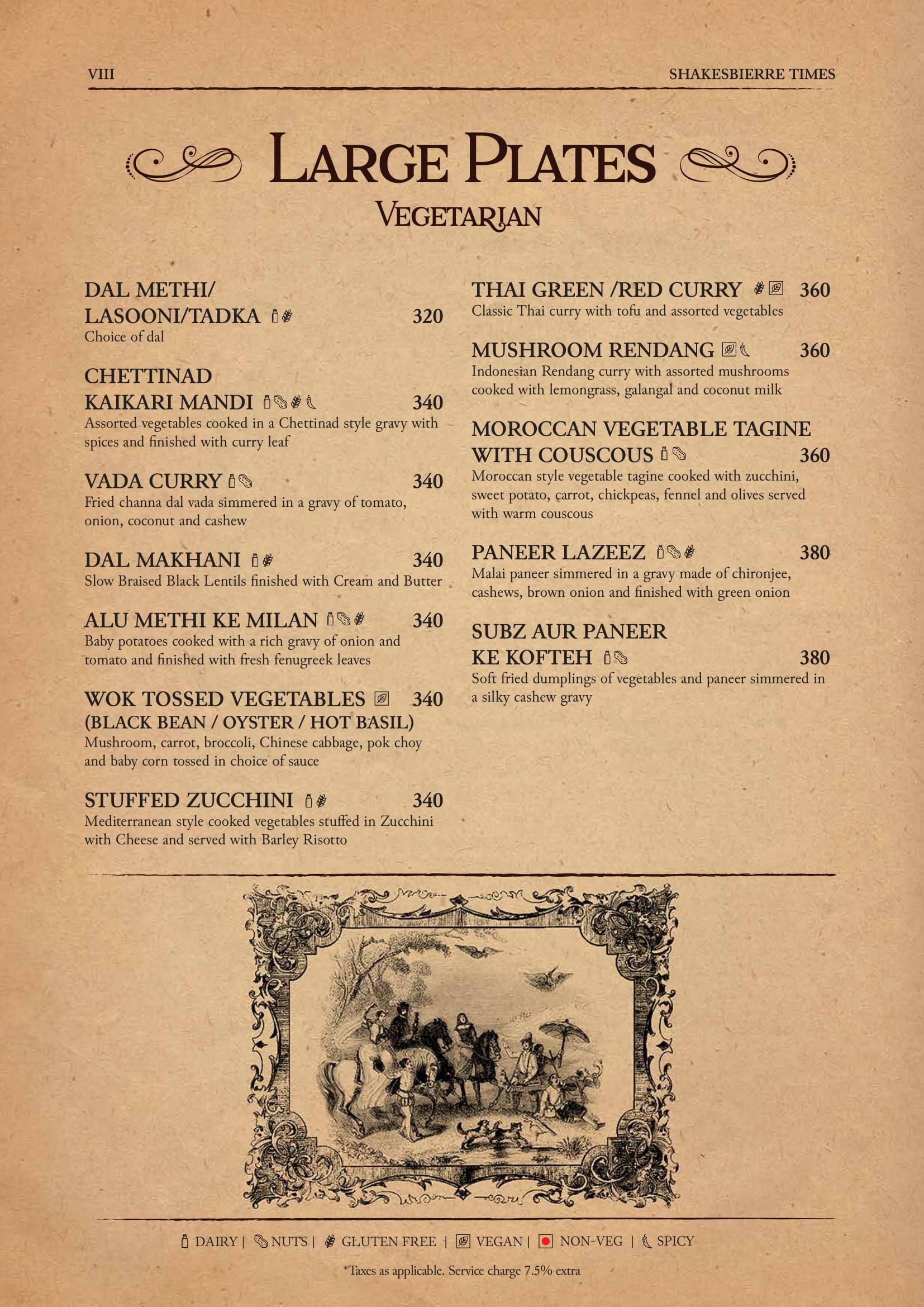 Dining Experience for Two at ShakesBierre, Central Bengaluru — Food menu