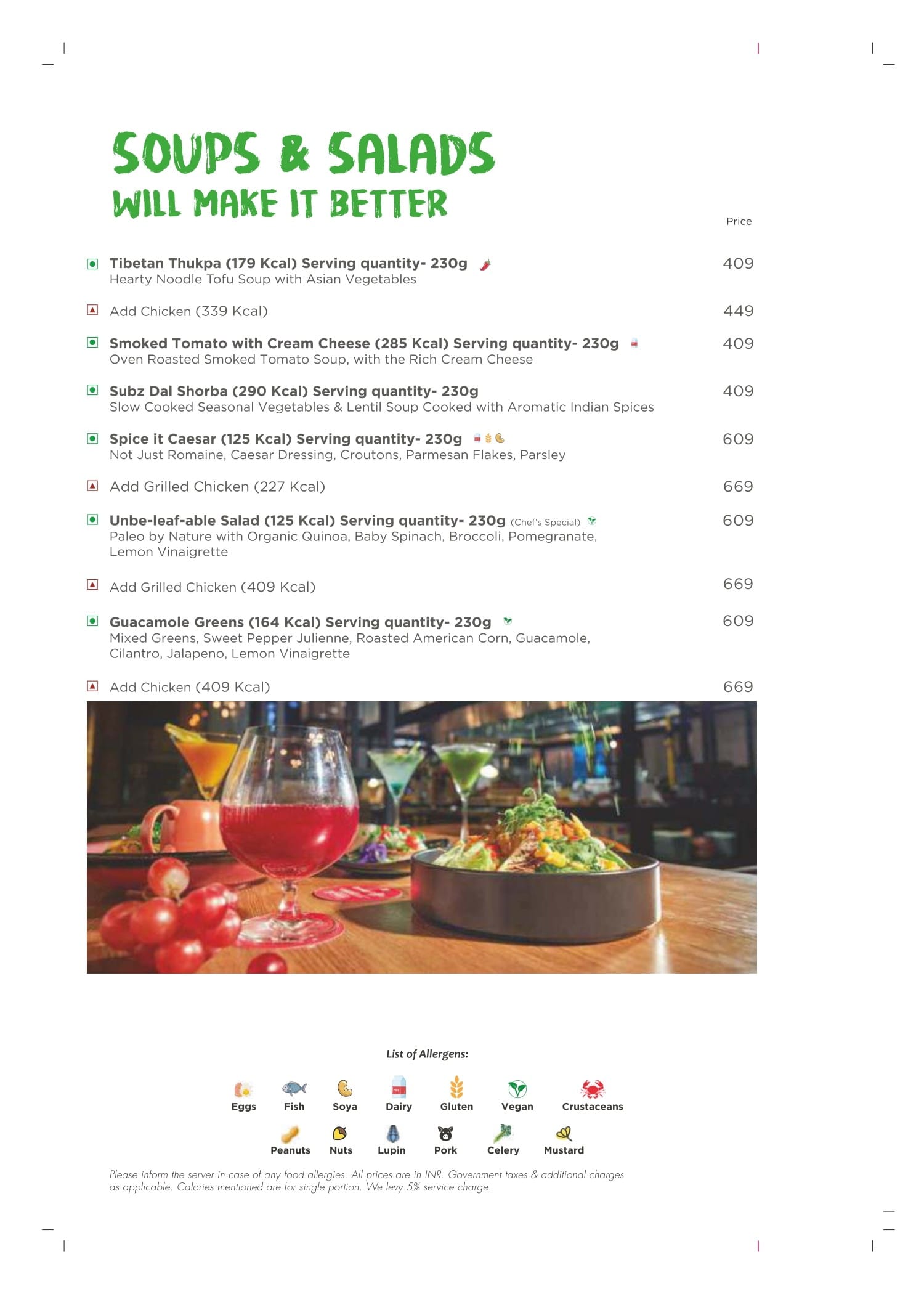 Dining Experience for Two at Spice It, Ibis New Delhi Aerocity — Food menu