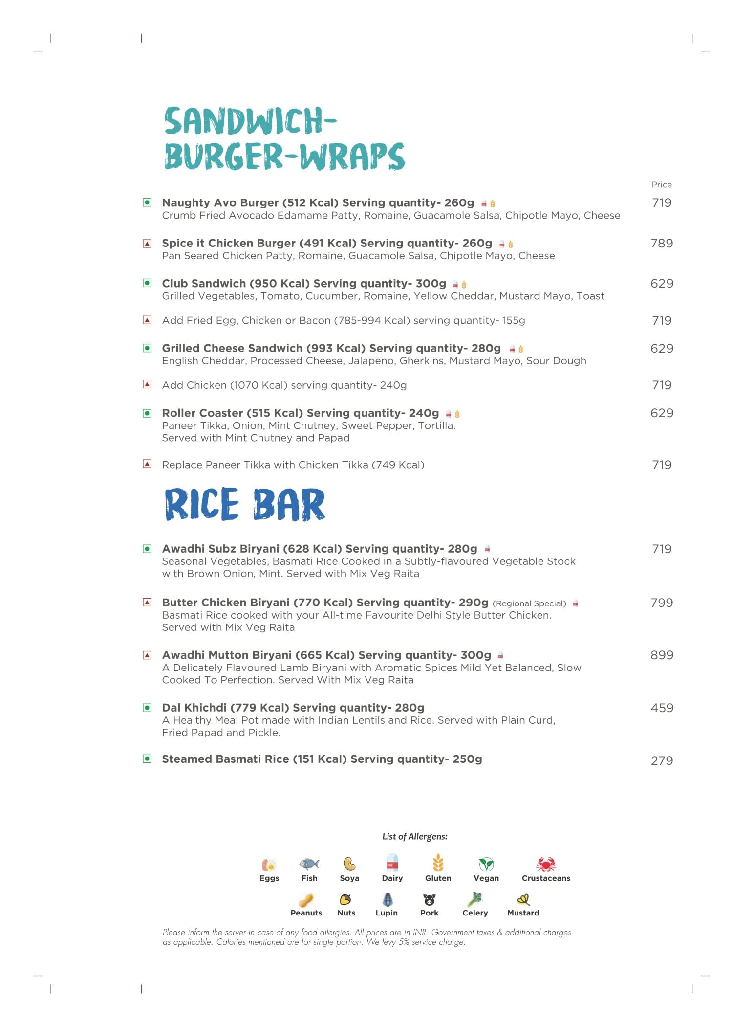 Dining Experience for Two at Spice It, Ibis New Delhi Aerocity — Food menu
