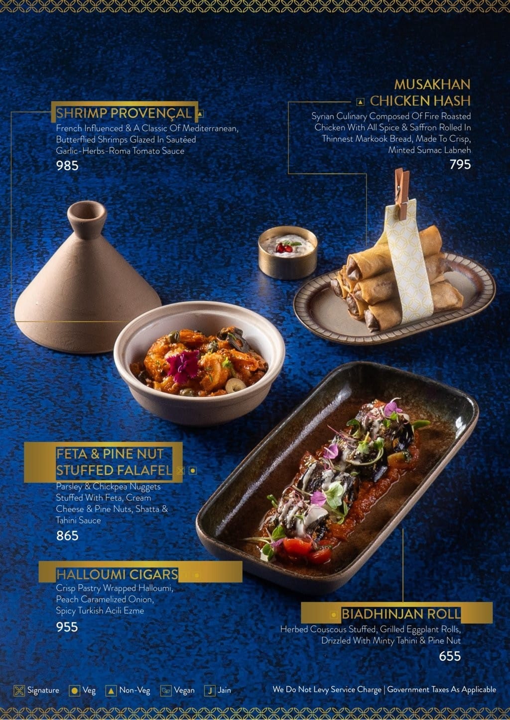 Dining Experience for Two at Bayroute, Central Mumbai — Food menu