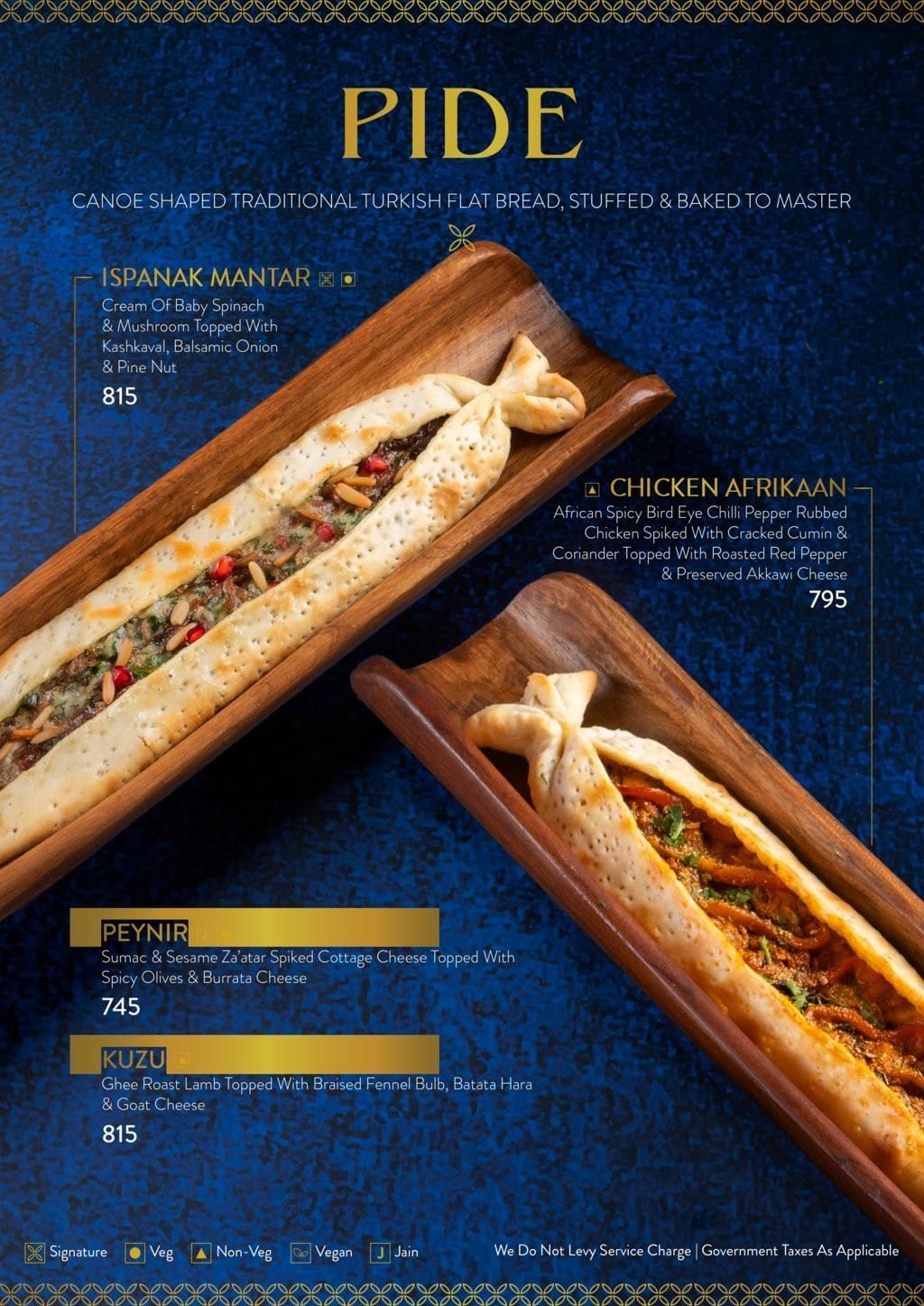 Dining Experience for Two at Bayroute, Central Mumbai — Food menu