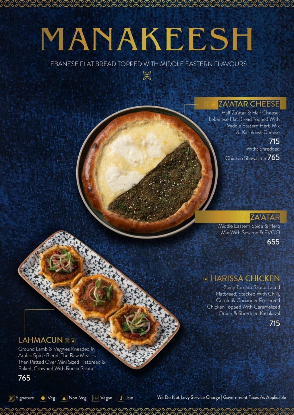 Dining Experience for Two at Bayroute, Central Mumbai — Food menu