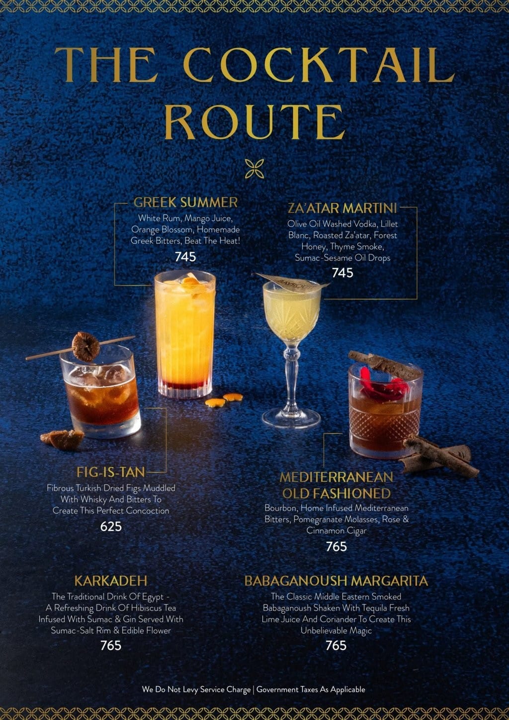 Dining Experience for Two at Bayroute, Central Mumbai — Beverages menu