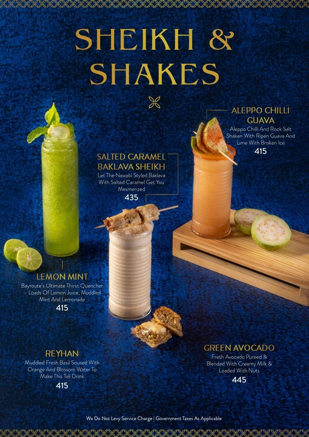 Dining Experience for Two at Bayroute, Central Mumbai — Beverages menu